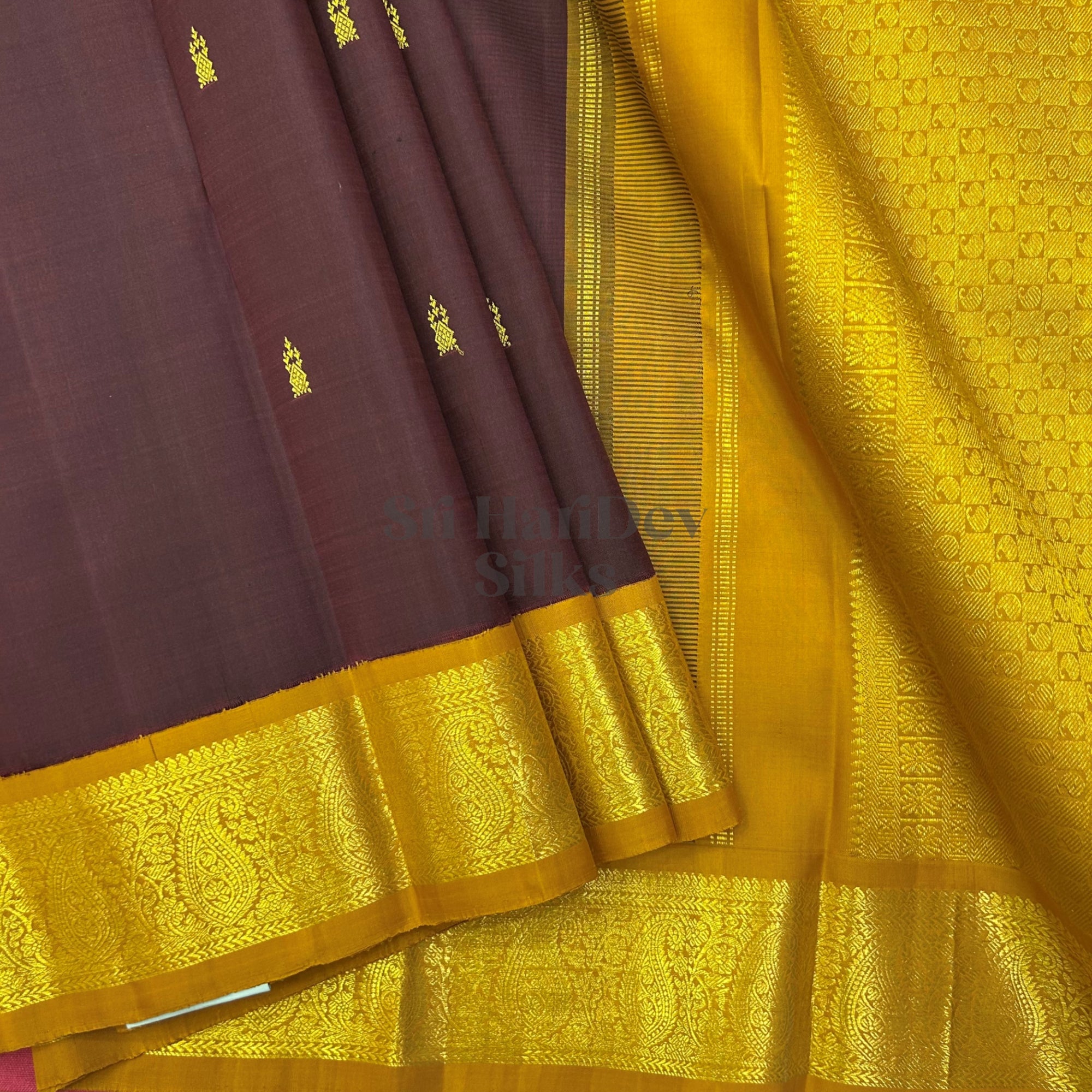 SHS9373 Kanchipuram Pure Handloom Silk Sari