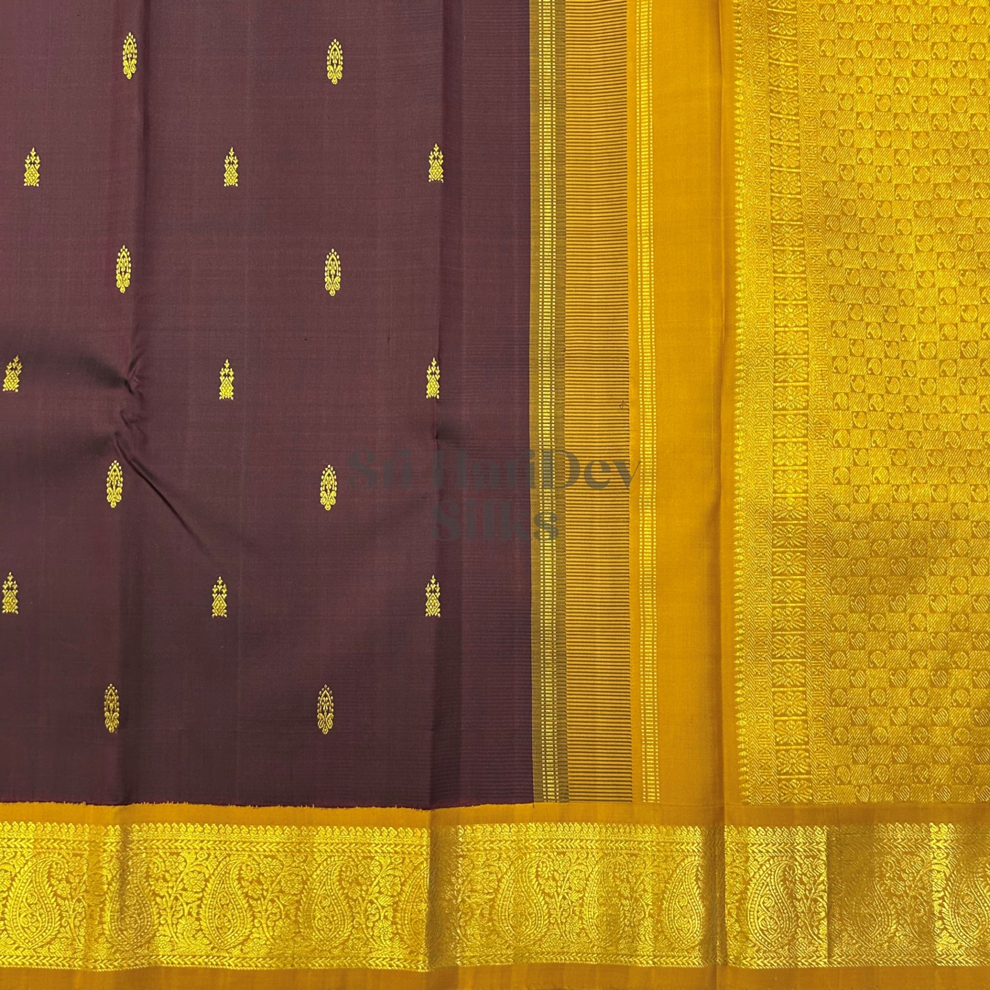 SHS9373 Kanchipuram Pure Handloom Silk Sari