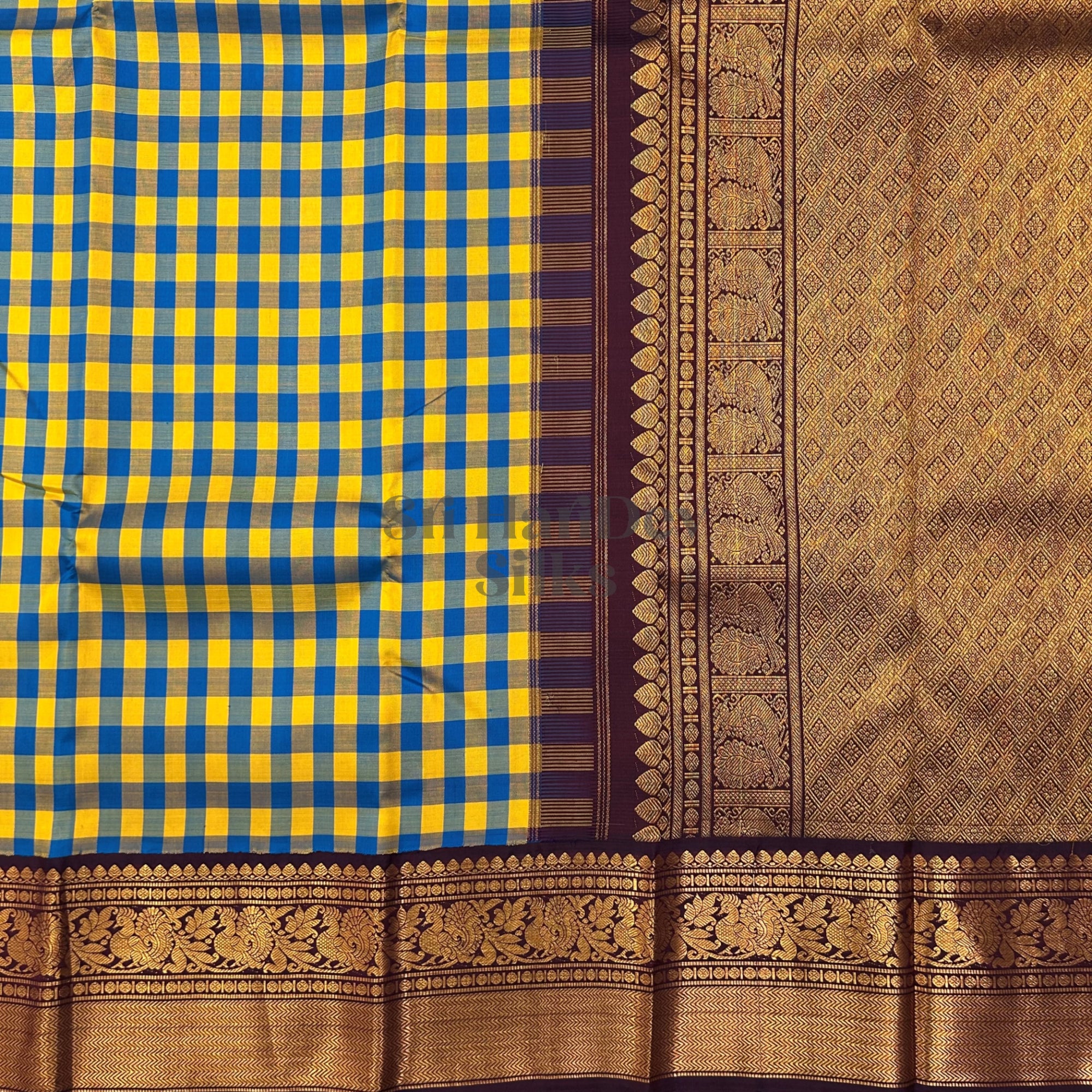 SHS9199 Kanchipuram Pure Handloom Silk Sari