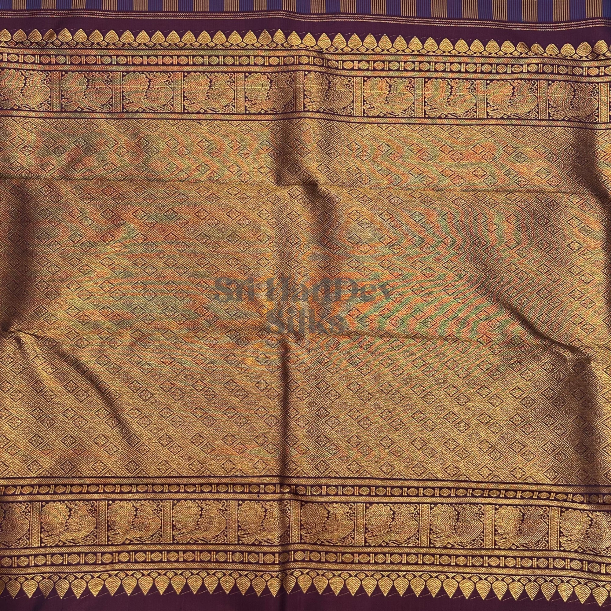 SHS9199 Kanchipuram Pure Handloom Silk Sari
