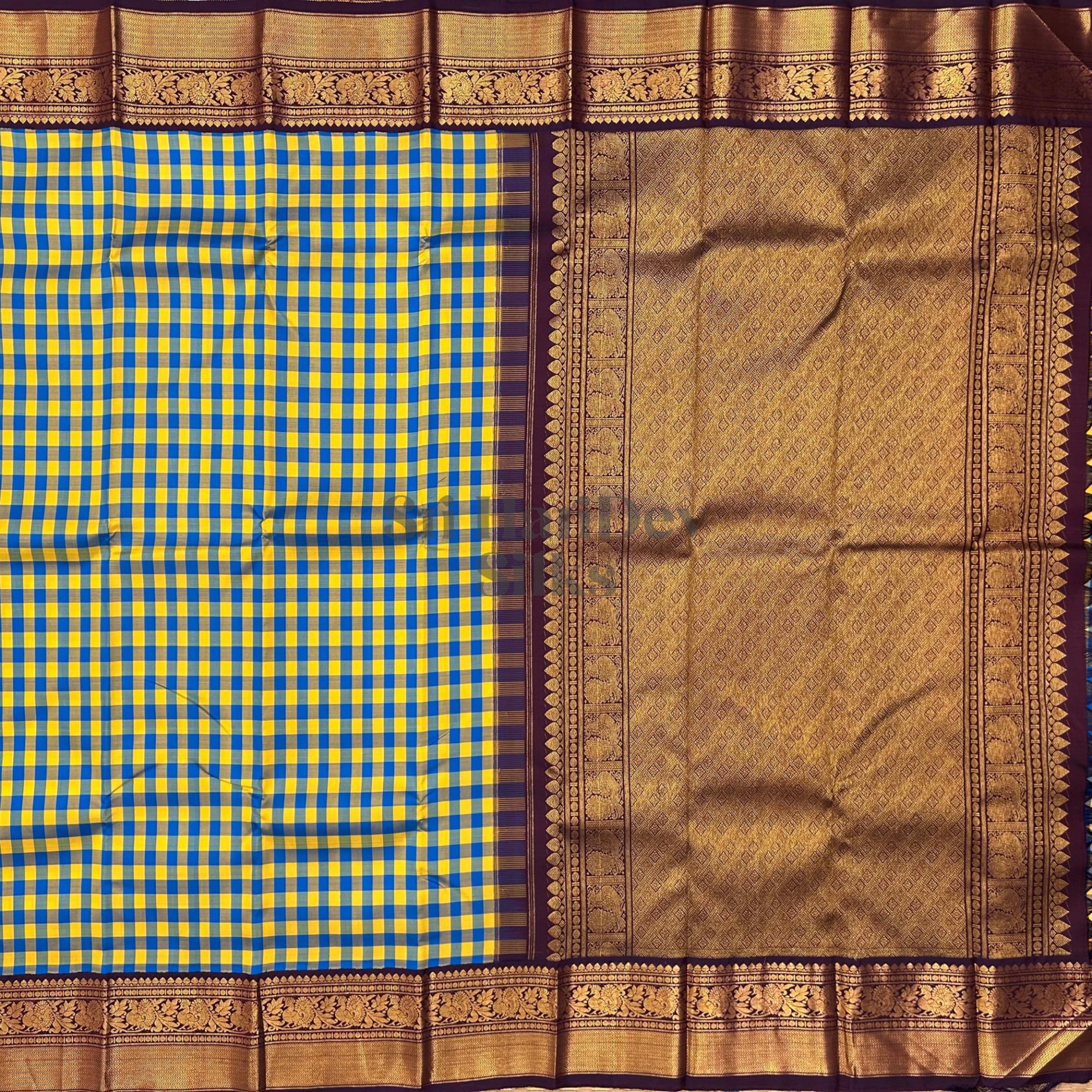 SHS9199 Kanchipuram Pure Handloom Silk Sari