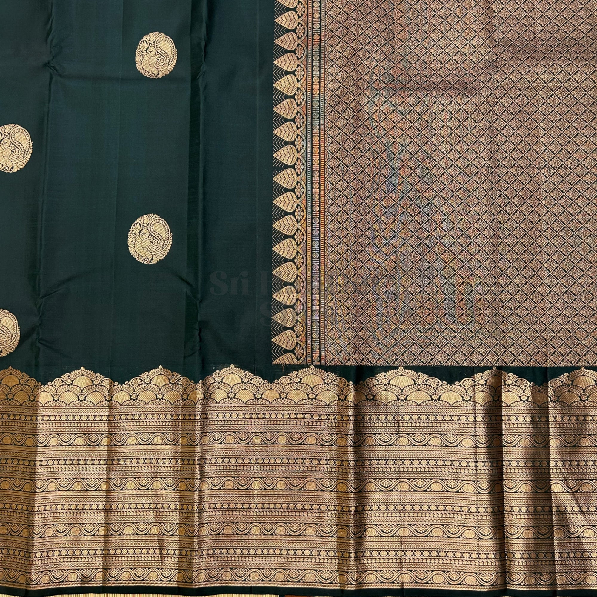 SHS7373 Kanchipuram Pure Handloom Silk Sari
