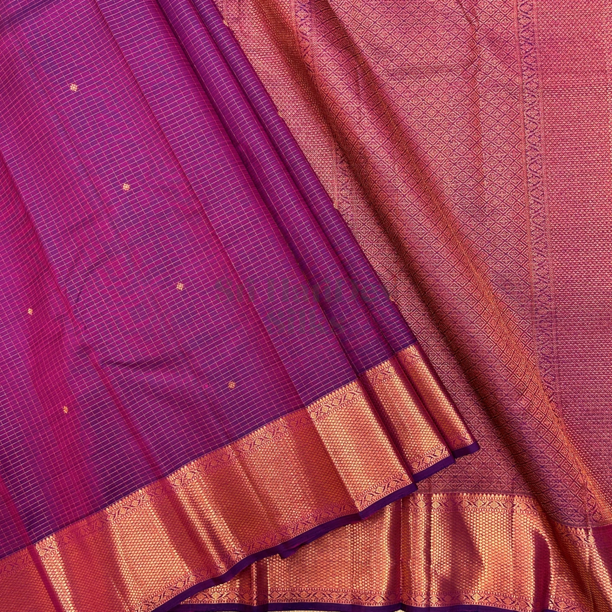 SHS7972 Kanchipuram Pure Handloom Silk Sari