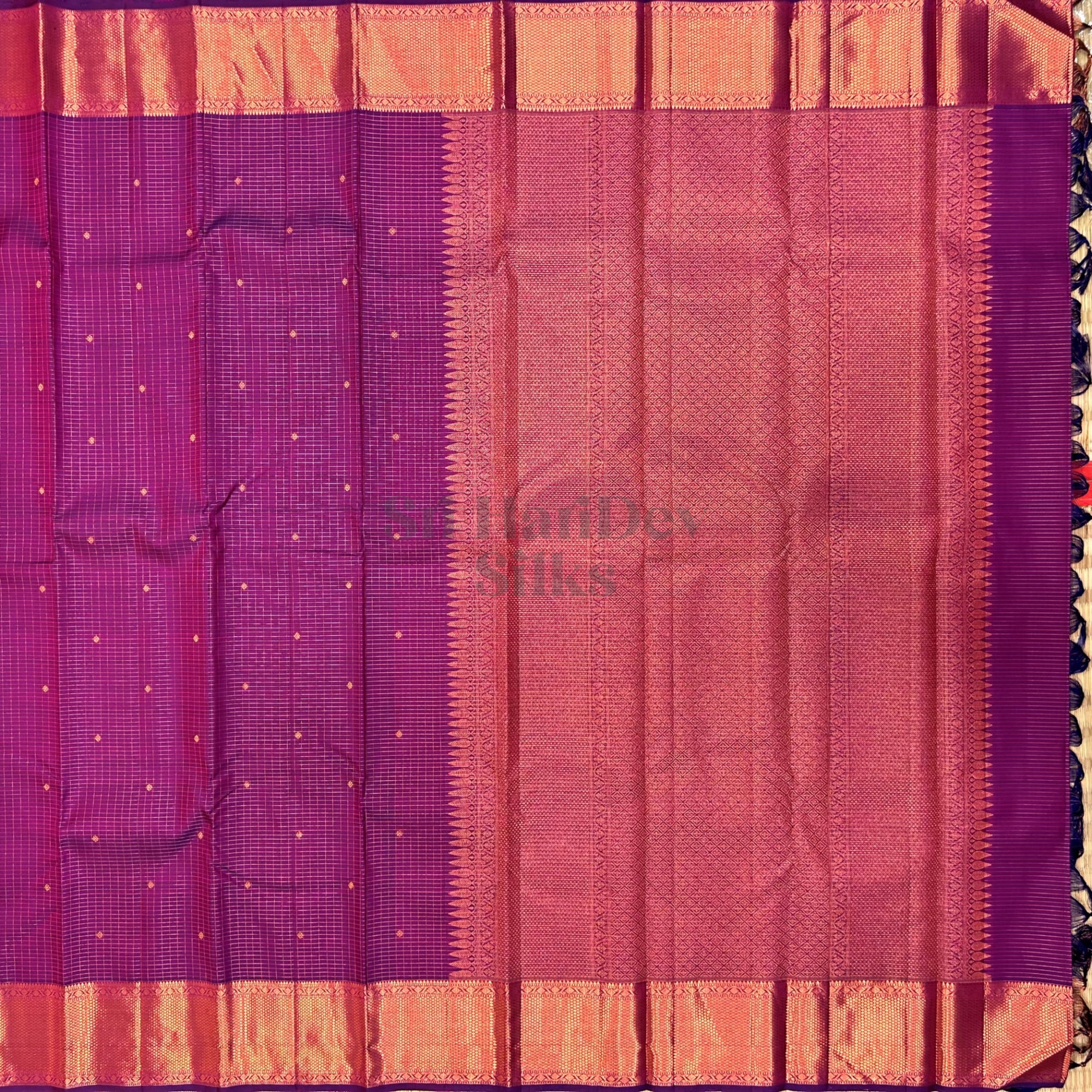 SHS7972 Kanchipuram Pure Handloom Silk Sari