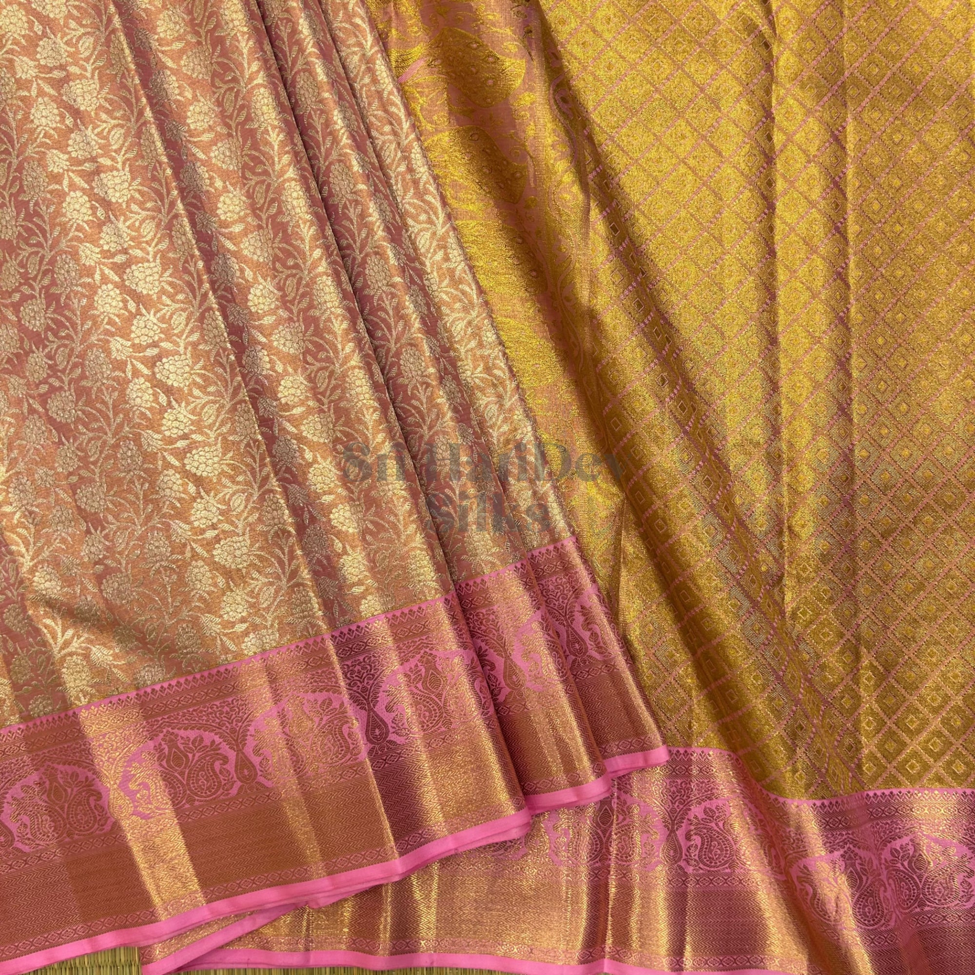 SHS7991 Kanchipuram Pure Handloom Silk Sari