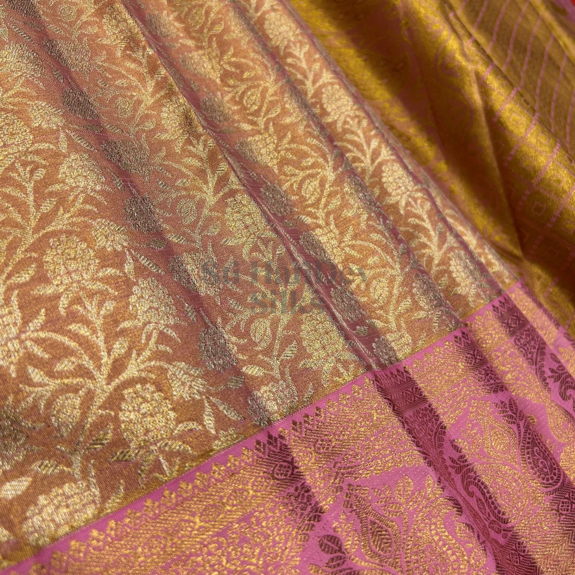 SHS7991 Kanchipuram Pure Handloom Silk Sari