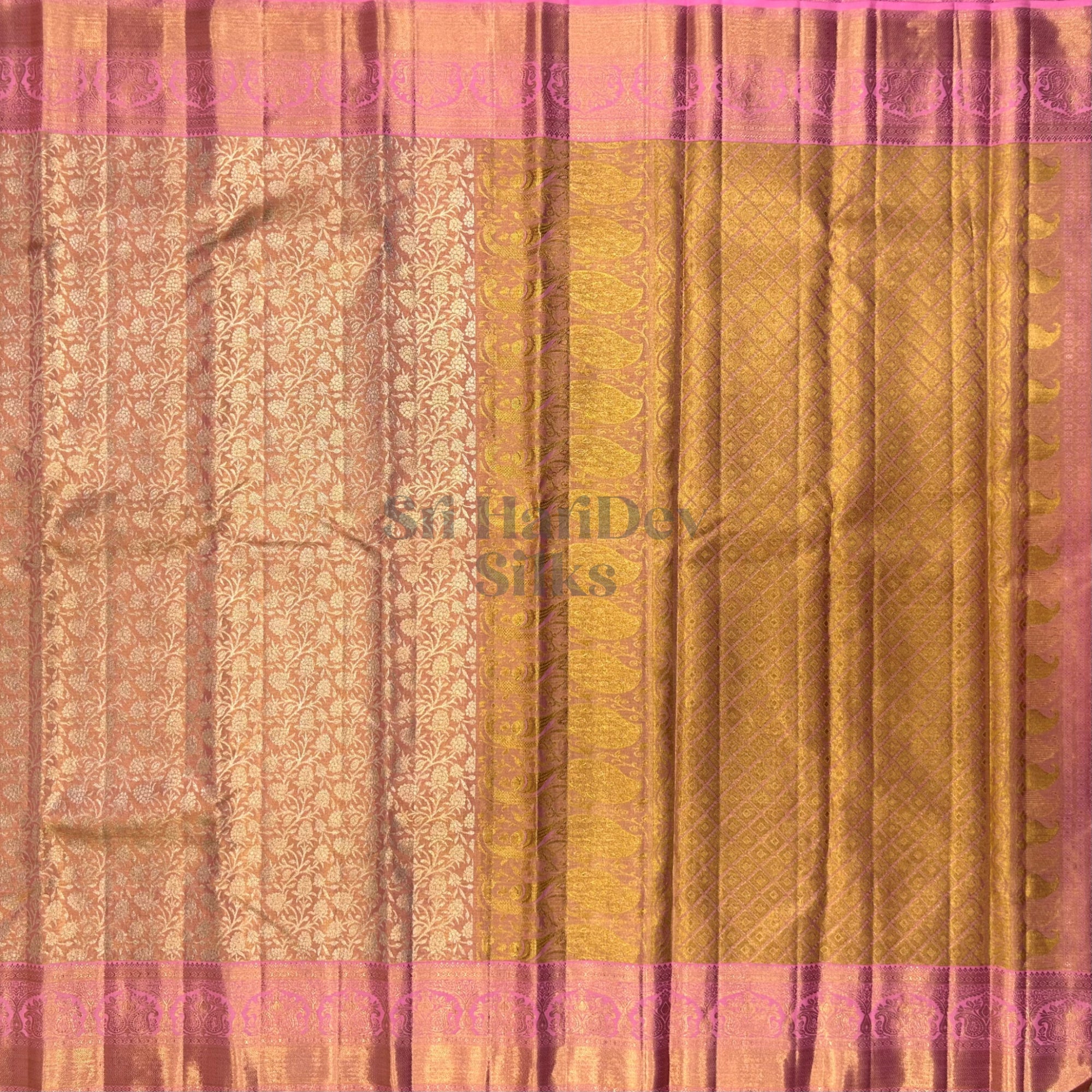 SHS7991 Kanchipuram Pure Handloom Silk Sari