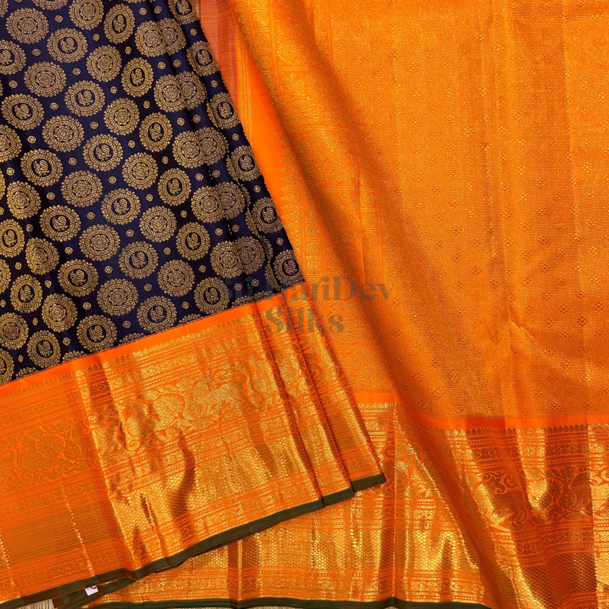 SHS8128 Kanchipuram Pure Handloom Silk Sari