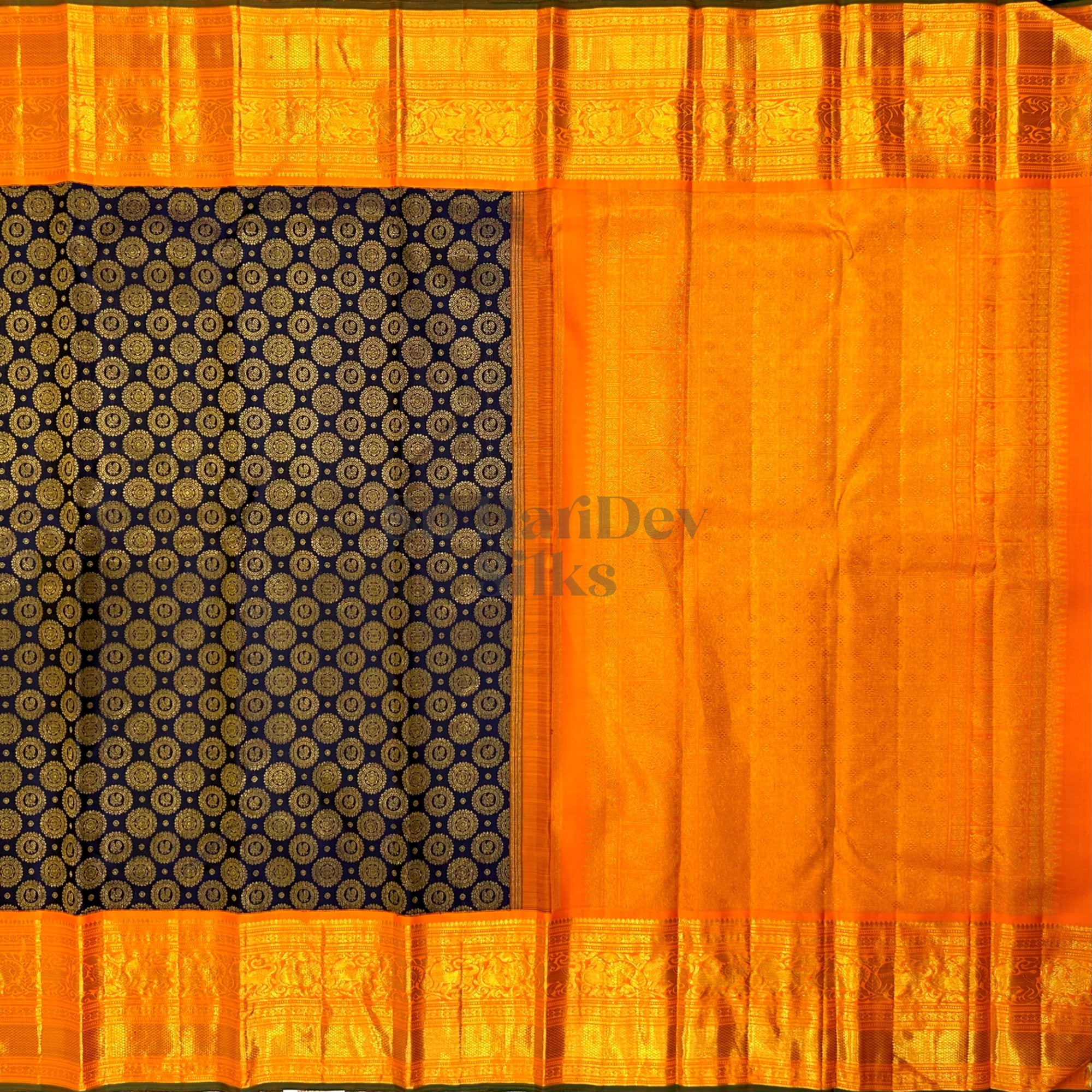 SHS8128 Kanchipuram Pure Handloom Silk Sari