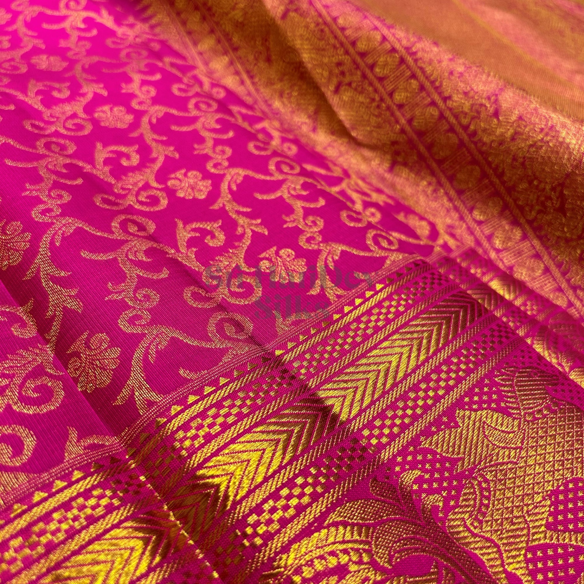 SHS7412 Kanchipuram Pure Handloom Silk Sari