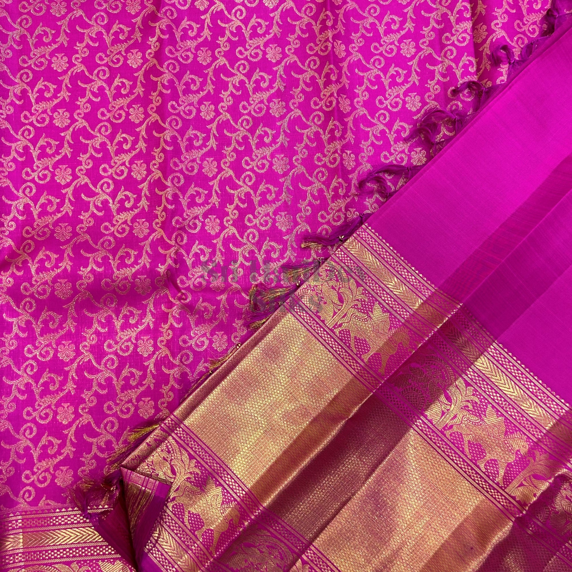 SHS7412 Kanchipuram Pure Handloom Silk Sari