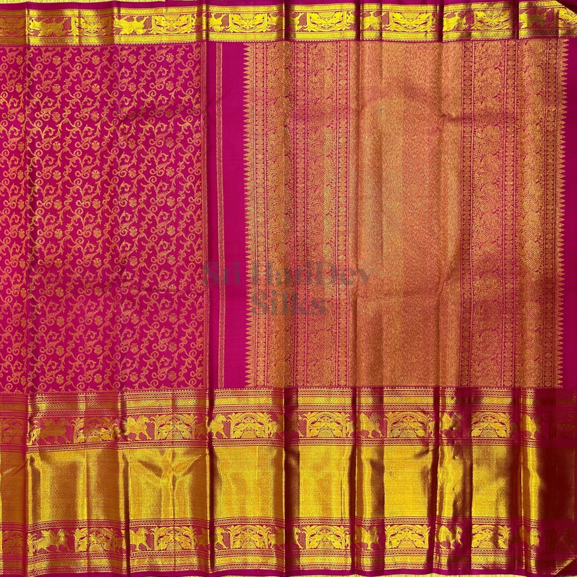 SHS7412 Kanchipuram Pure Handloom Silk Sari