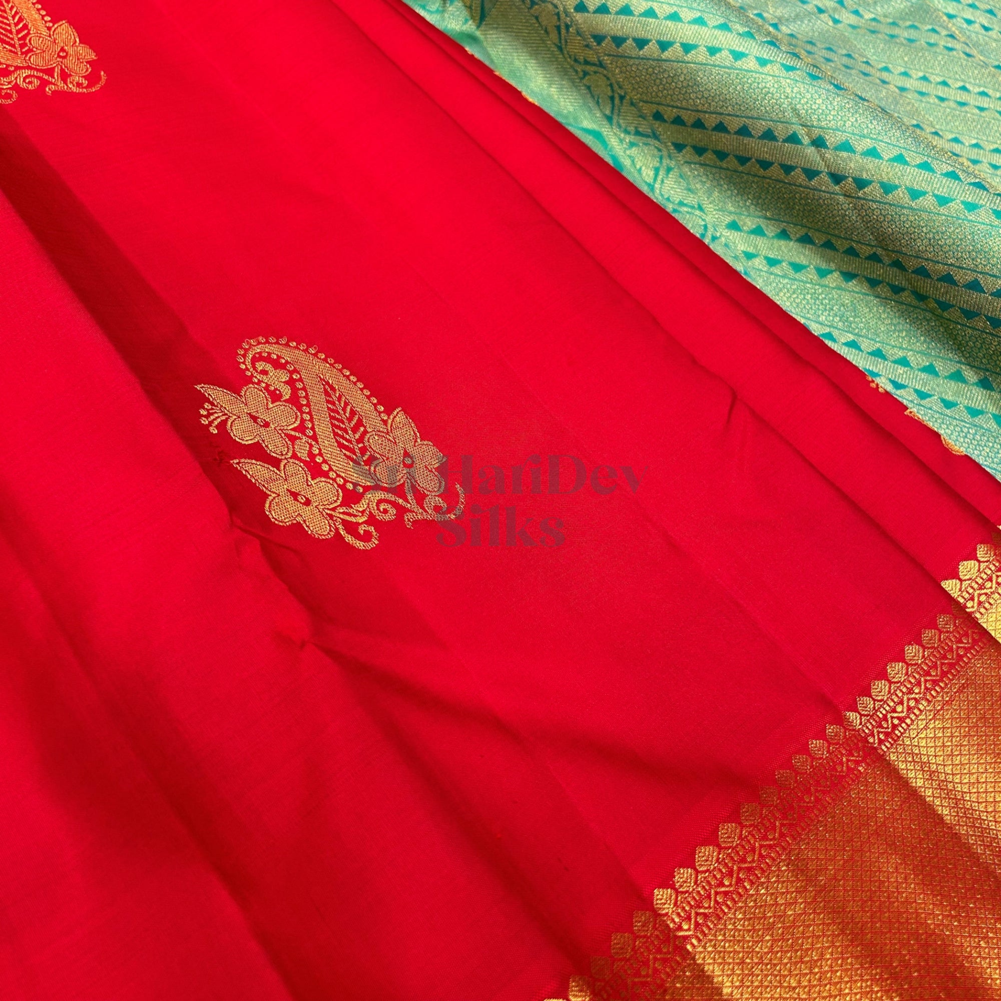 SHS7358 Kanchipuram Pure Handloom Silk Sari