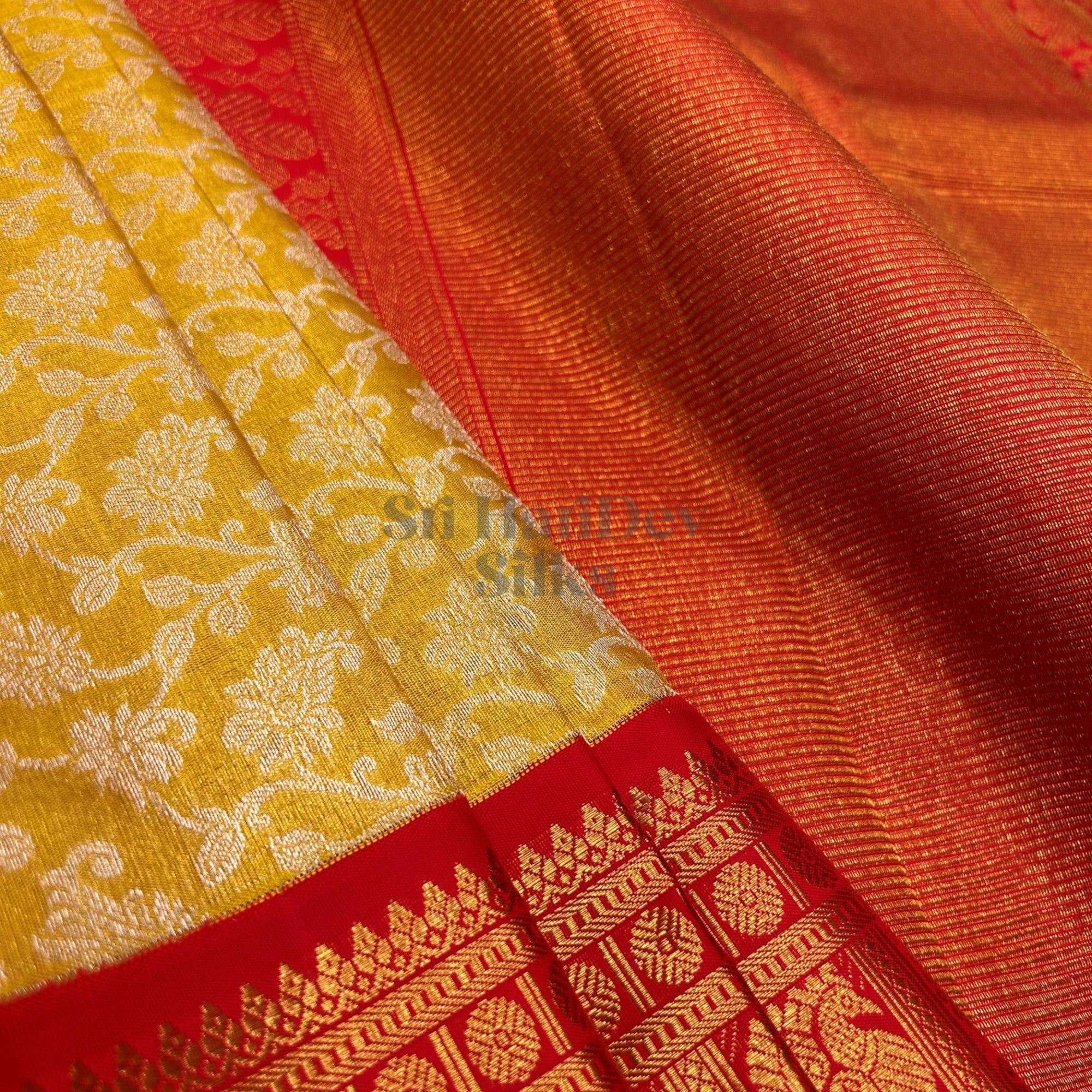 SHS7260 Kanchipuram Wedding Silk Sari