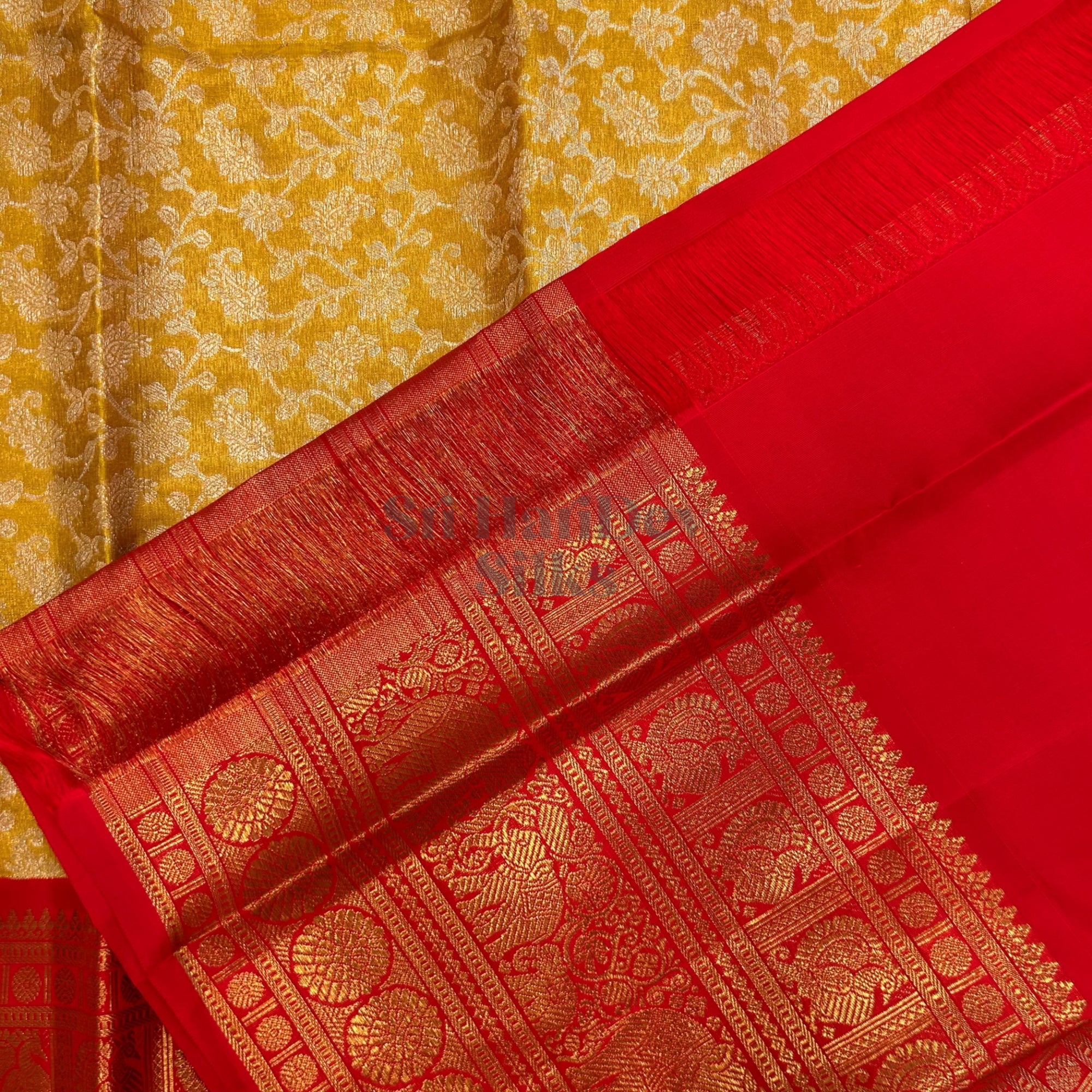 SHS7260 Kanchipuram Wedding Silk Sari