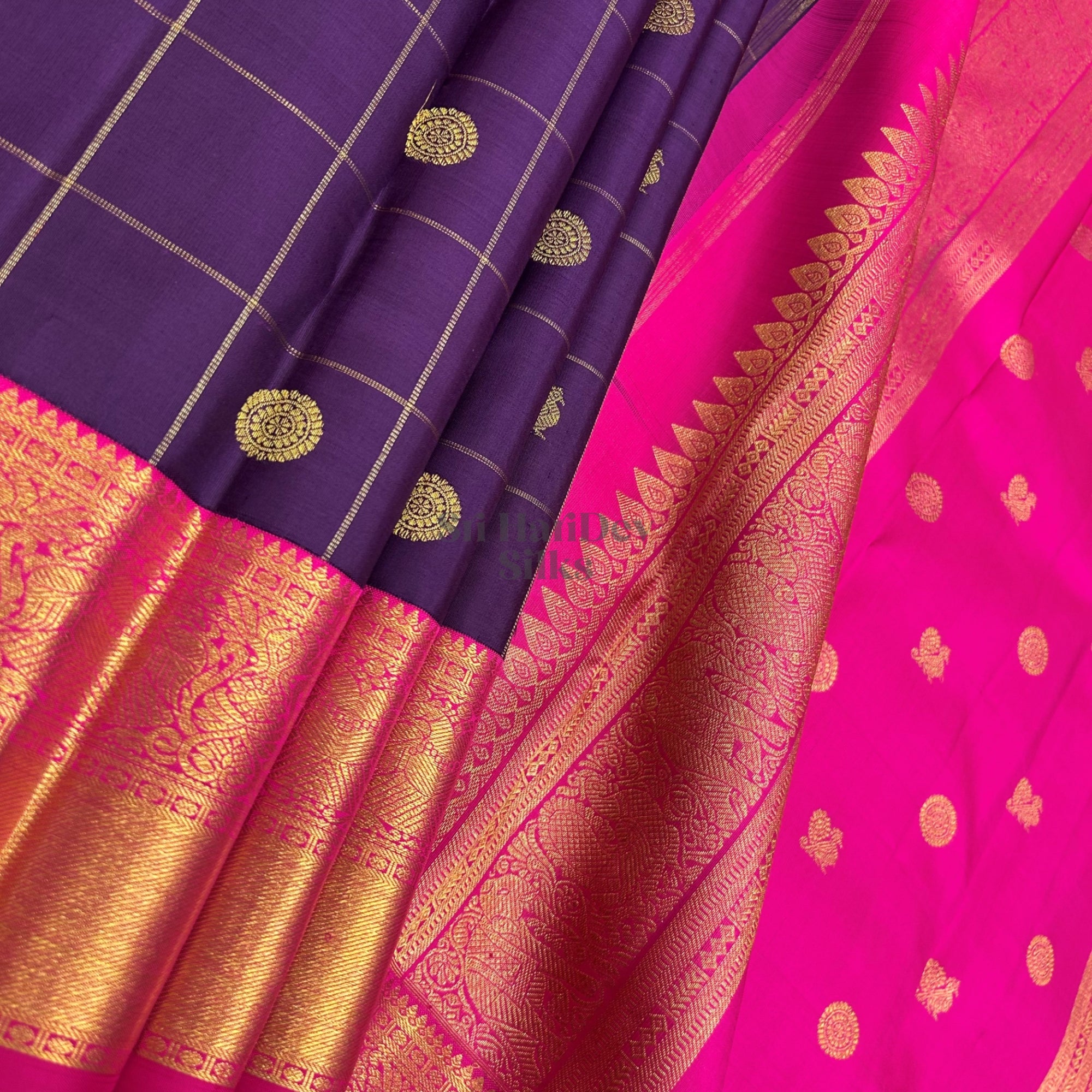 SHS9594 Kanchipuram Pure Handloom Silk Sari