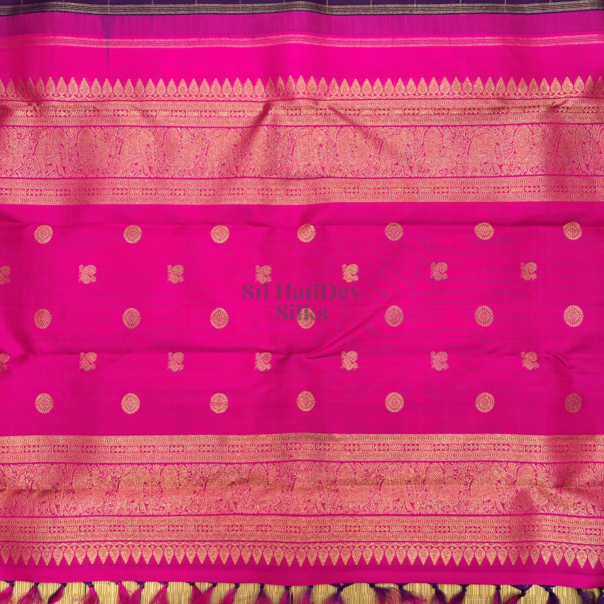 SHS9594 Kanchipuram Pure Handloom Silk Sari