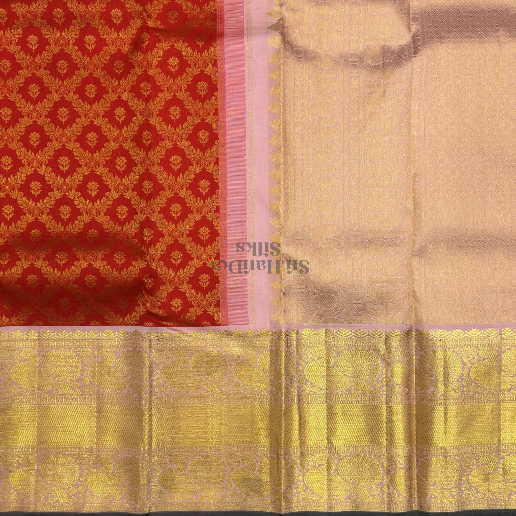 SHS9209 Kanchipuram Pure Handloom Silk Sari
