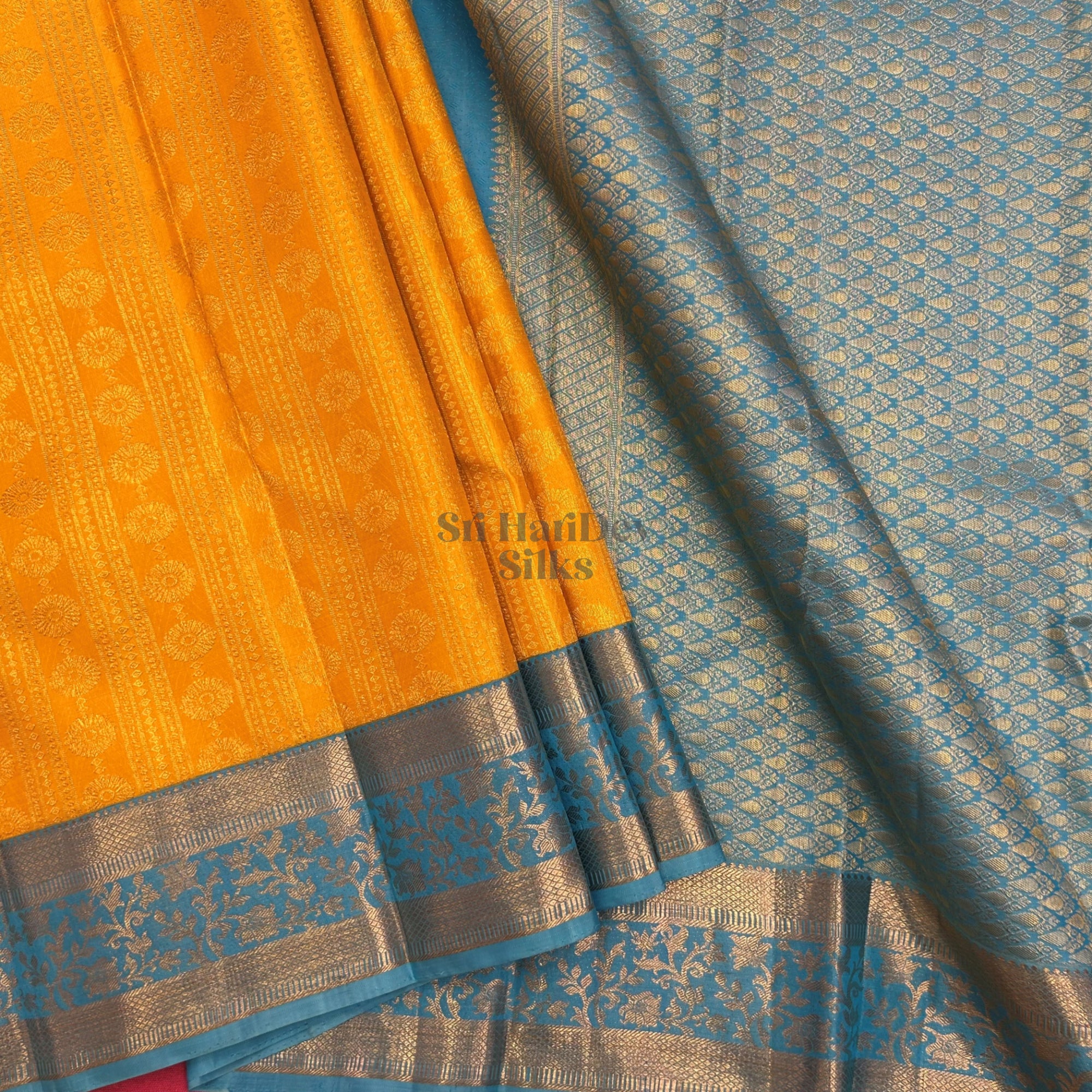 SHS9223 Kanchipuram Pure Handloom Silk Sari