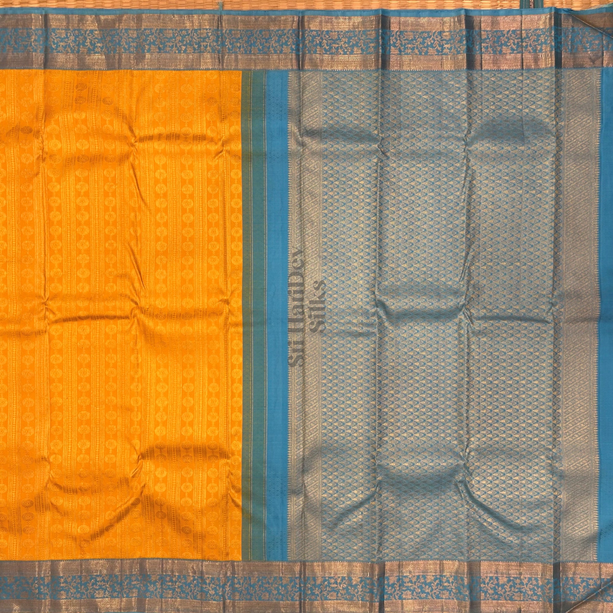 SHS9223 Kanchipuram Pure Handloom Silk Sari
