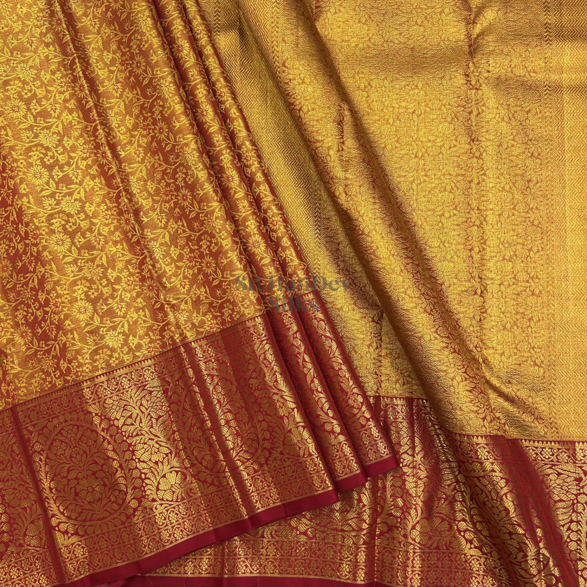 SHS9502 Kanchipuram Pure Handloom Silk Sari