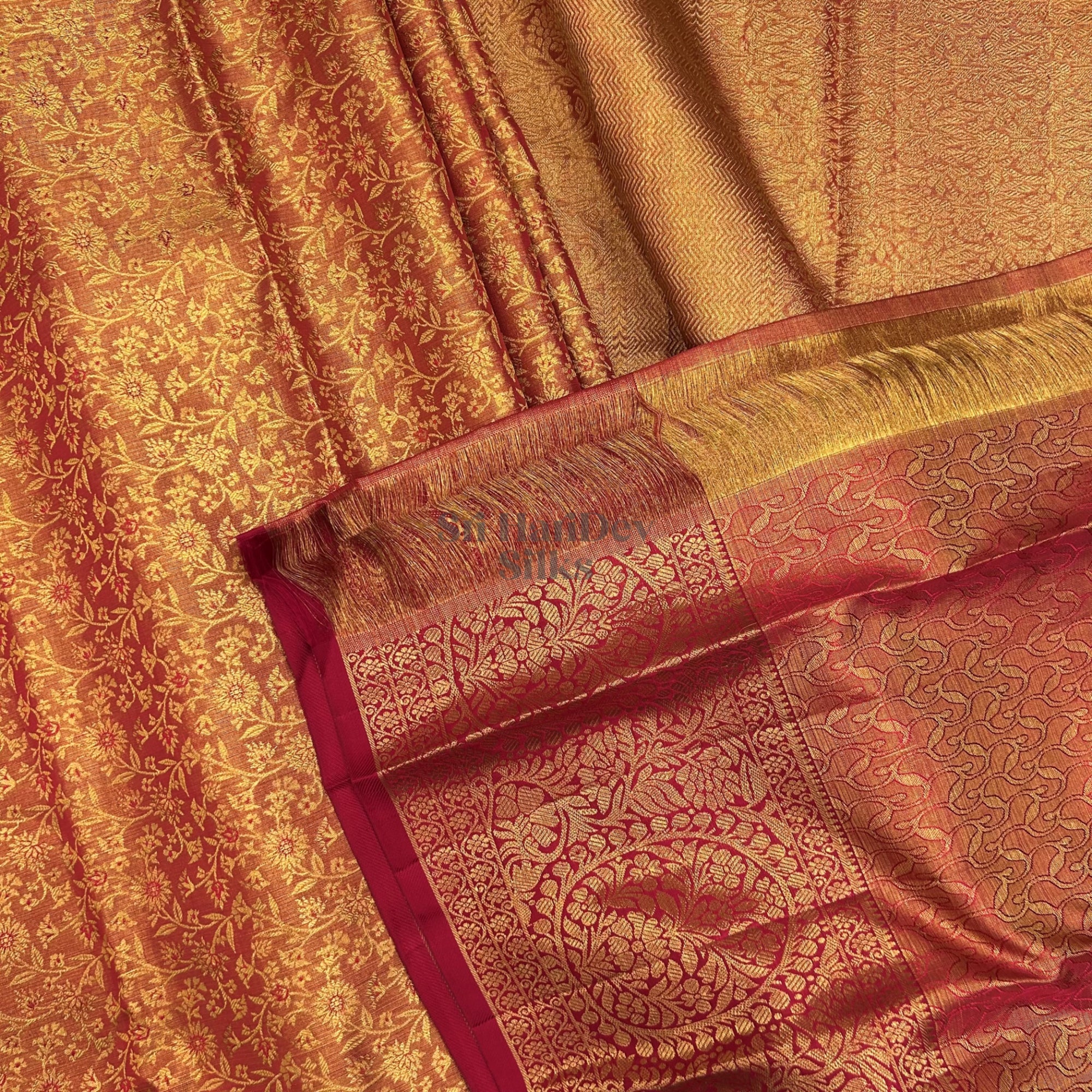 SHS9502 Kanchipuram Pure Handloom Silk Sari