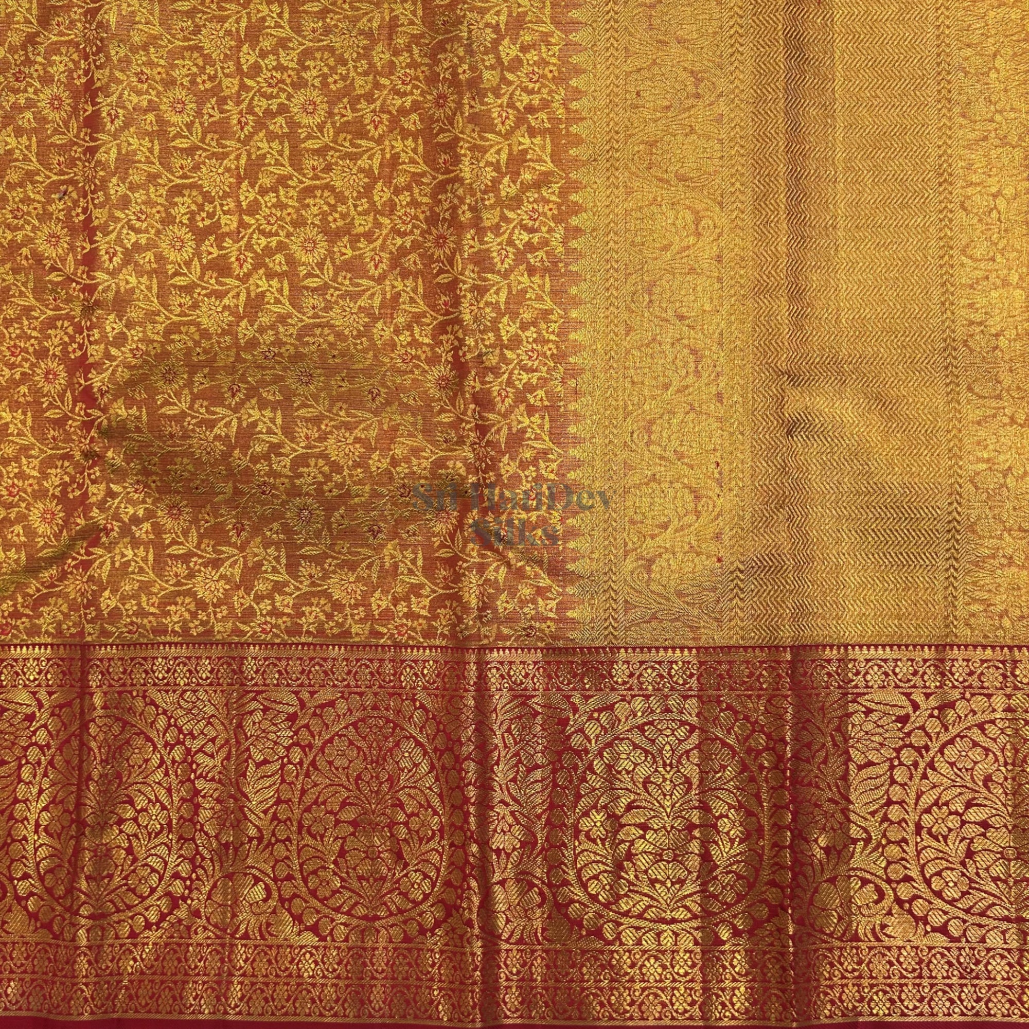 SHS9502 Kanchipuram Pure Handloom Silk Sari