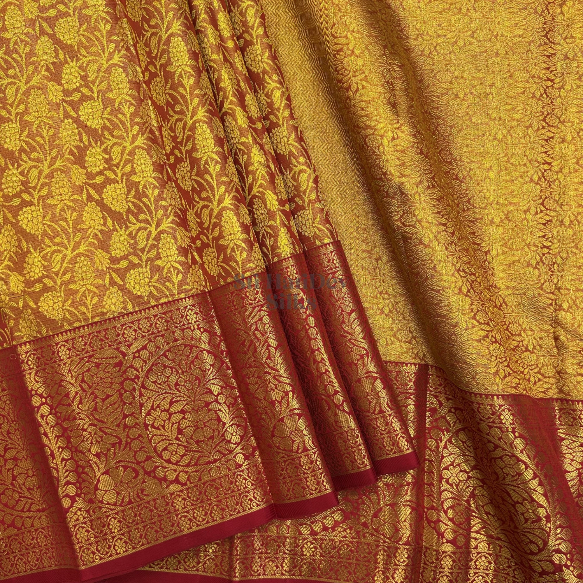 SHS9254 Kanchipuram Pure Handloom Silk Sari