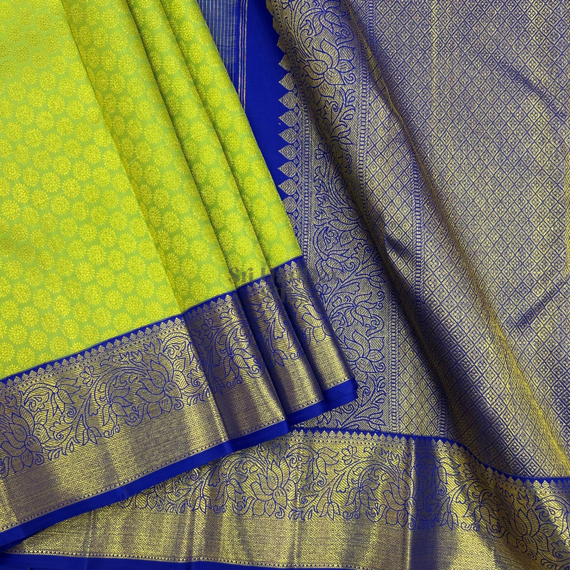 SHS9499 Kanchipuram Pure Handloom Silk Sari