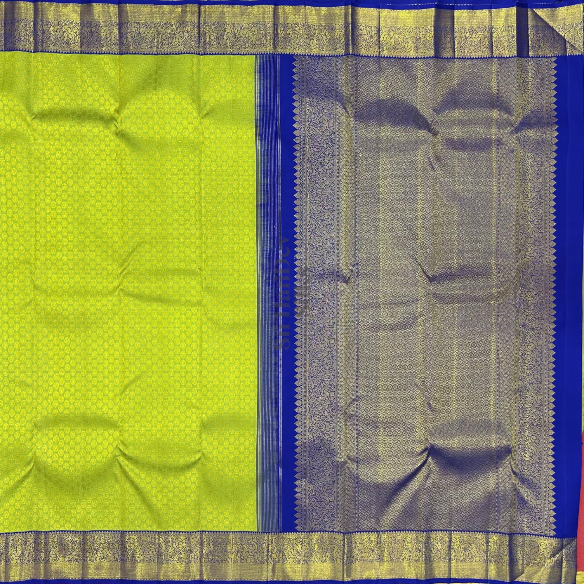 SHS9499 Kanchipuram Pure Handloom Silk Sari