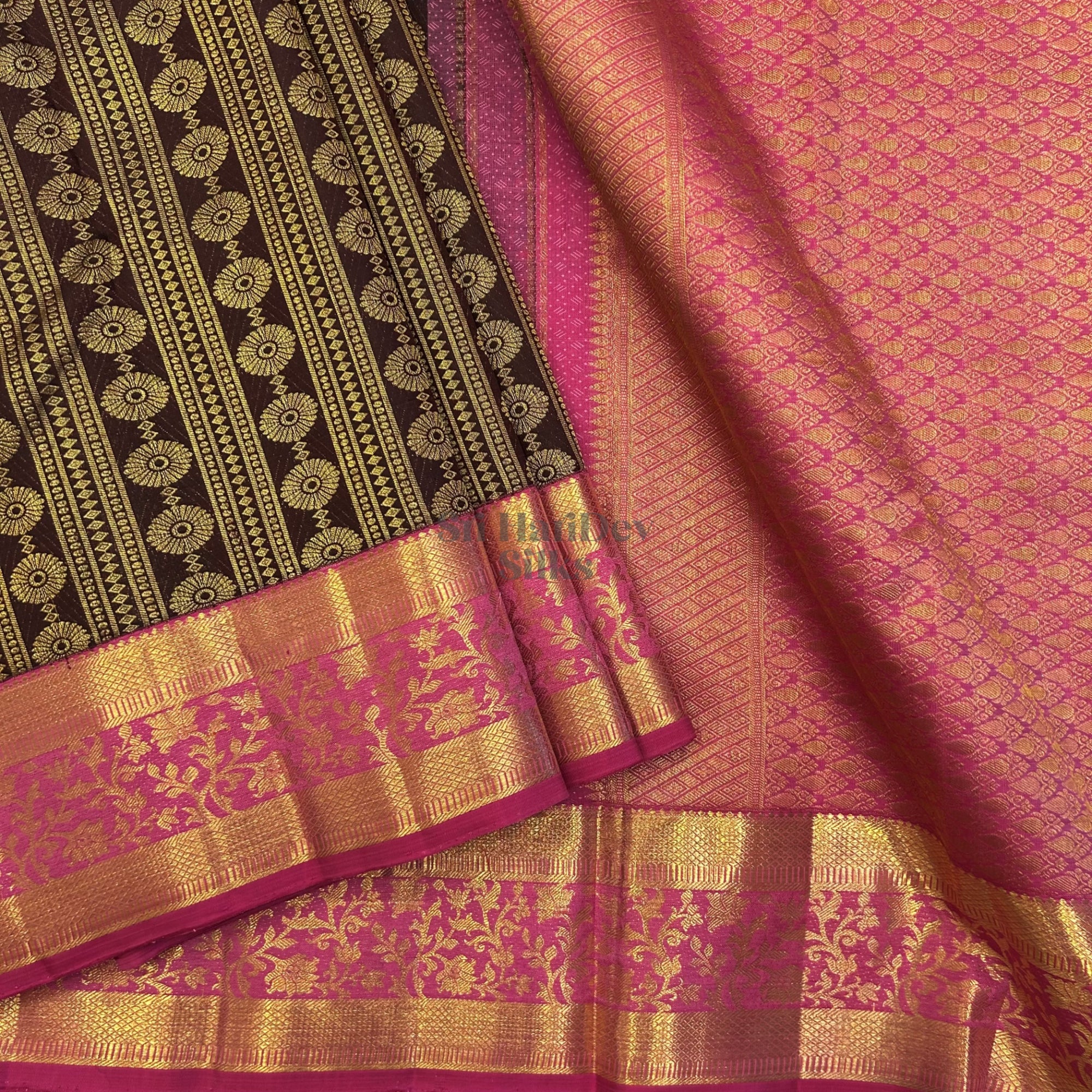 SHS3511 Kanchipuram Pure Handloom Silk Sari