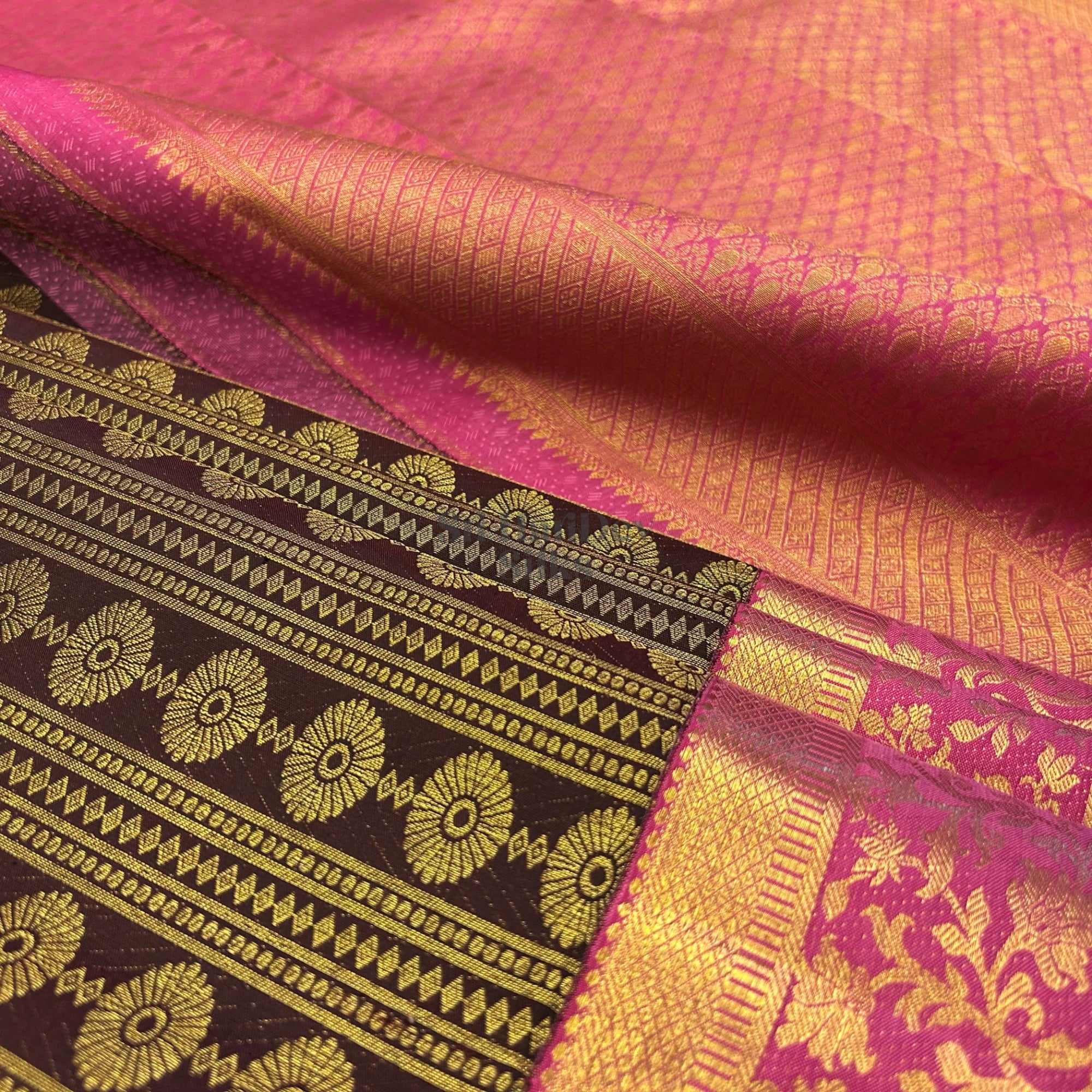 SHS3511 Kanchipuram Pure Handloom Silk Sari