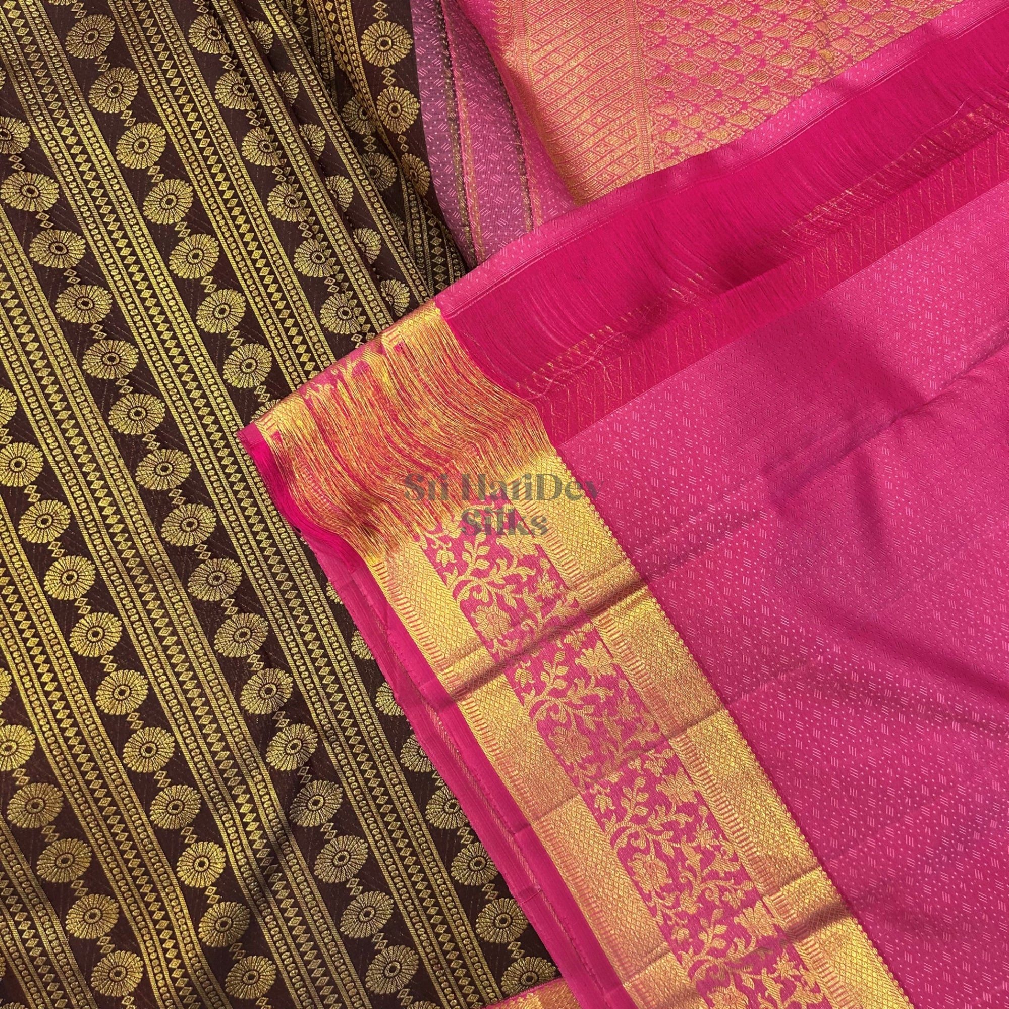 SHS3511 Kanchipuram Pure Handloom Silk Sari