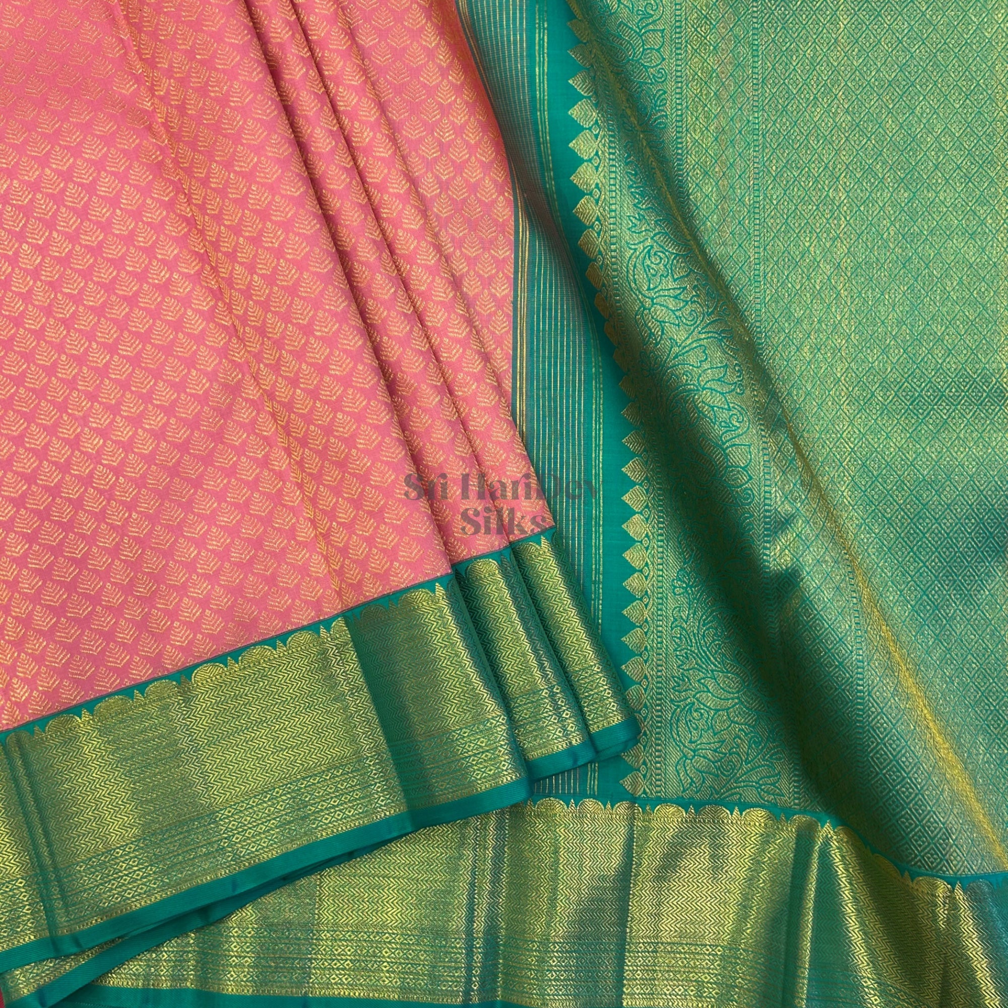 SHS9073 Kanchipuram Pure Handloom Silk Sari