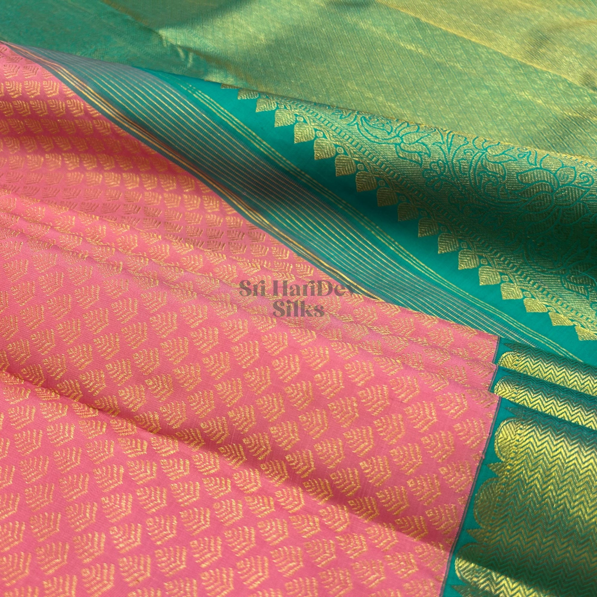 SHS9073 Kanchipuram Pure Handloom Silk Sari