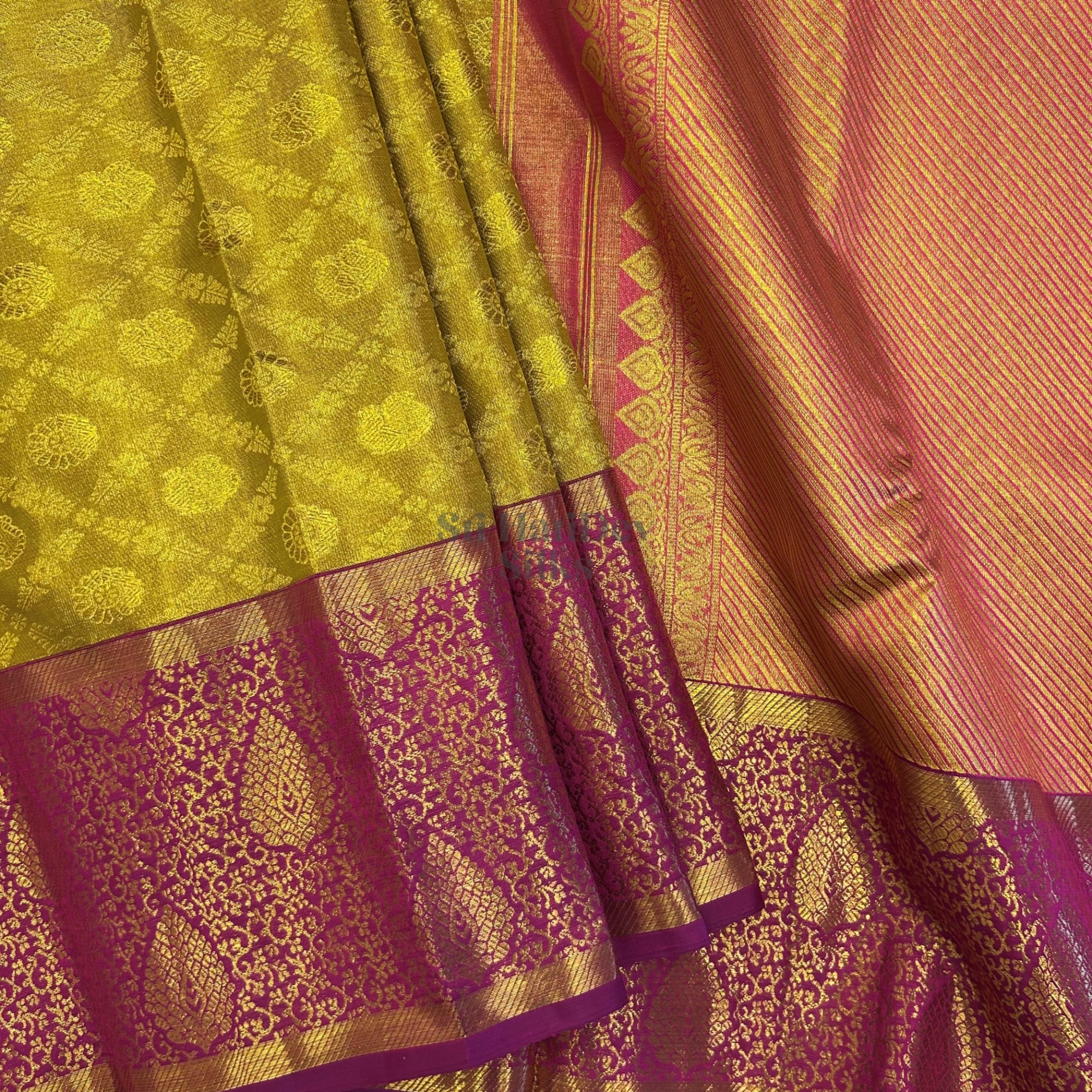 SHS9060 Kanchipuram Pure Handloom Silk Sari