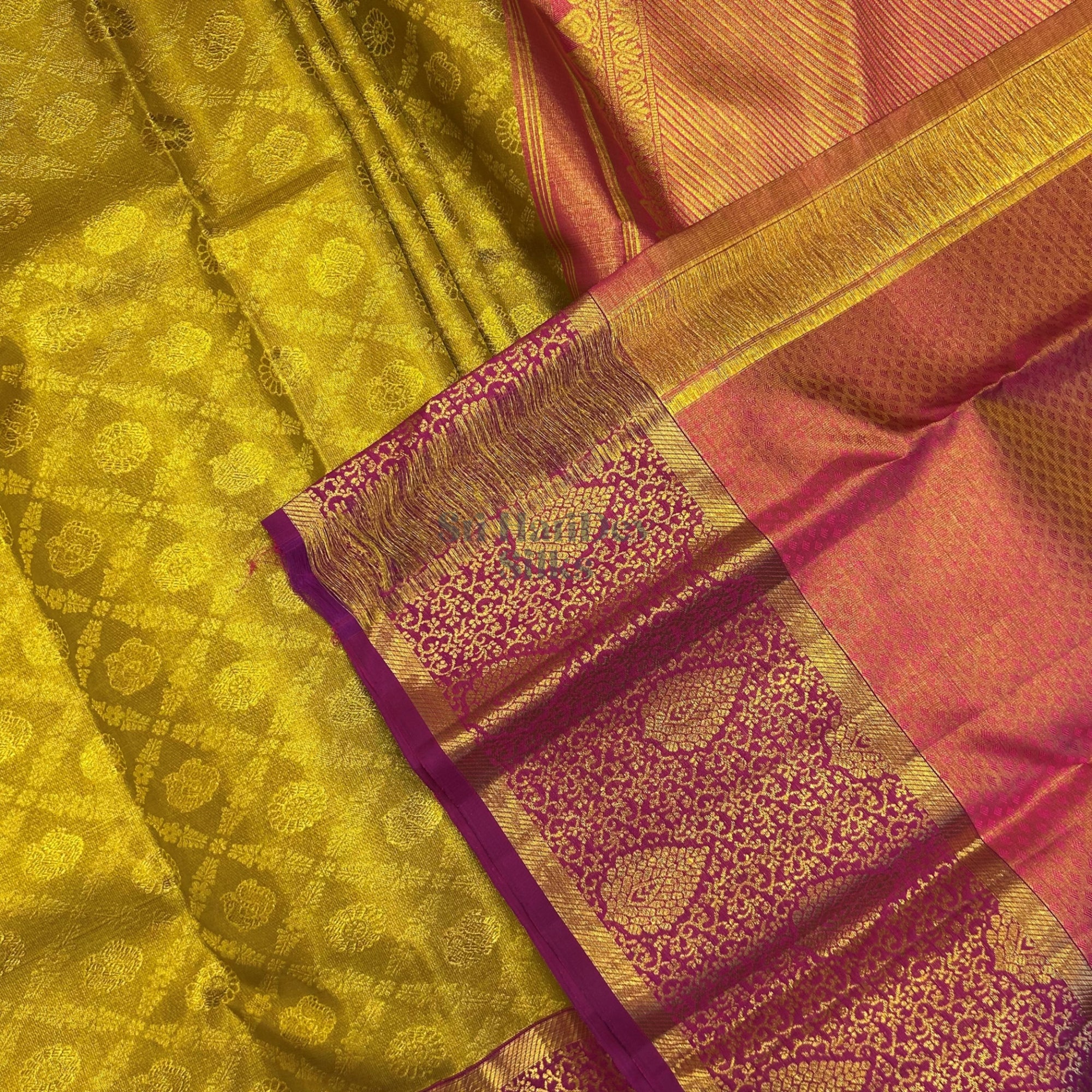 SHS9060 Kanchipuram Pure Handloom Silk Sari