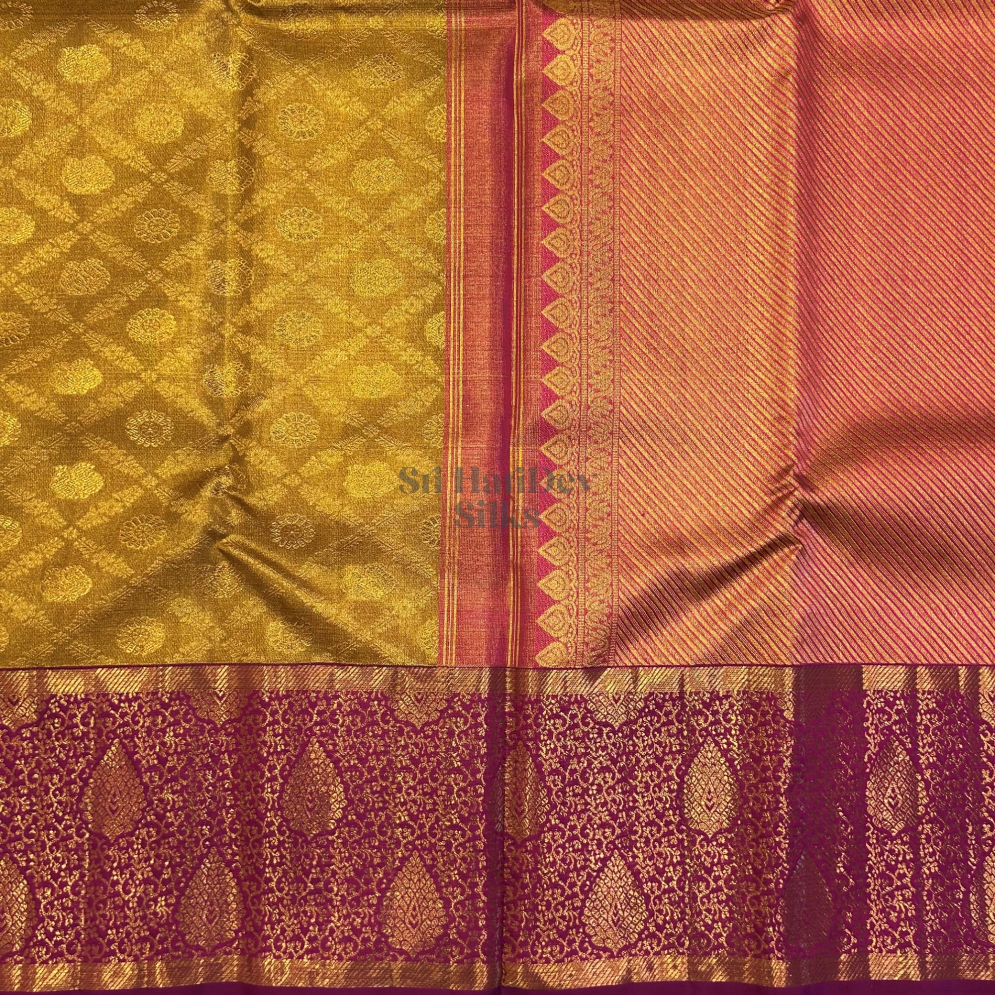 SHS9060 Kanchipuram Pure Handloom Silk Sari