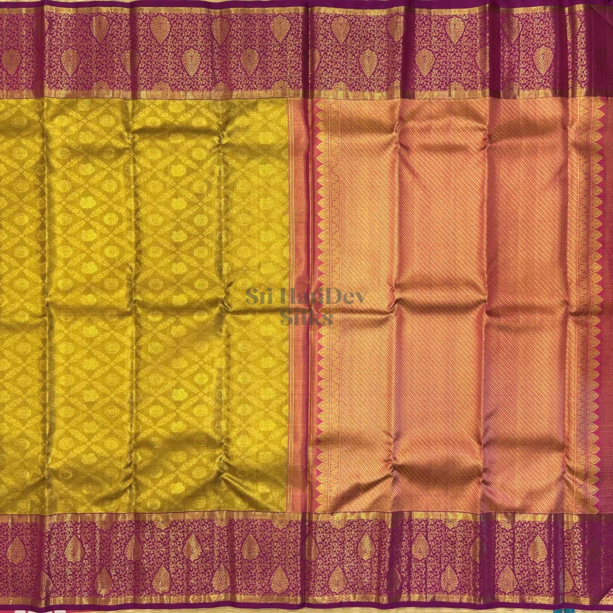 SHS9060 Kanchipuram Pure Handloom Silk Sari