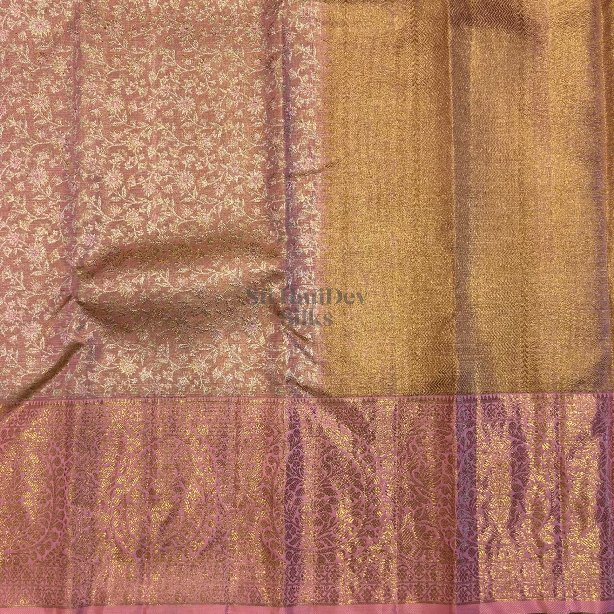 SHS9045 Kanchipuram Pure Handloom Silk Sari