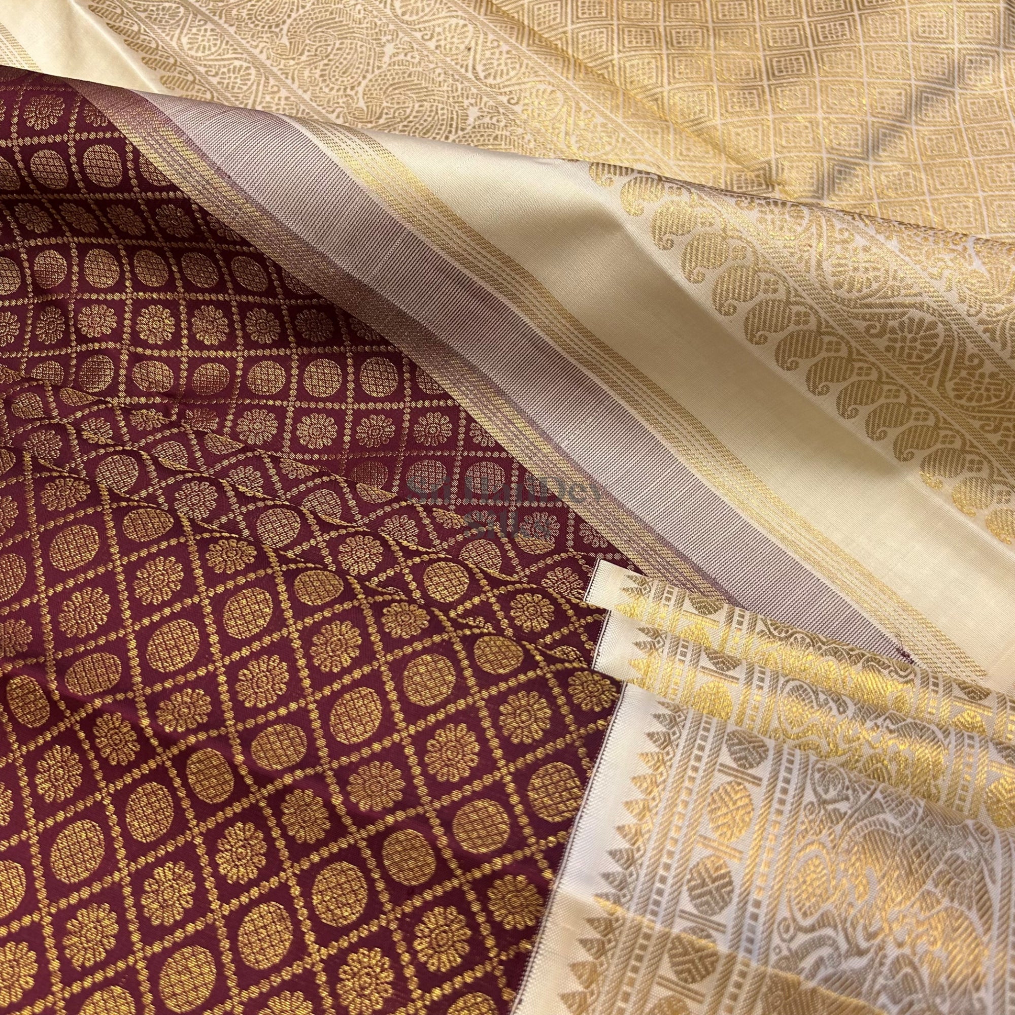 SHS9006 Kanchipuram Pure Handloom Silk Sari