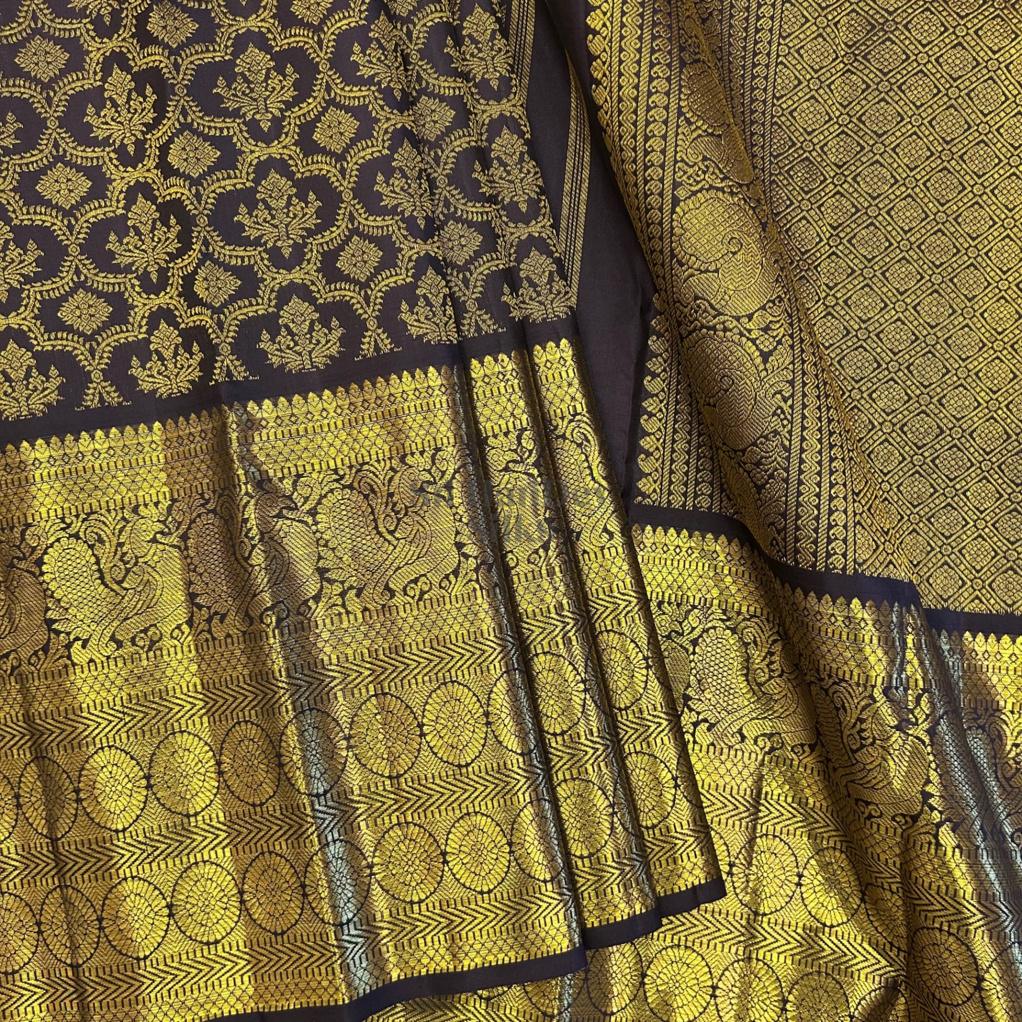 SHS9566 Kanchipuram Pure Handloom Silk Sari
