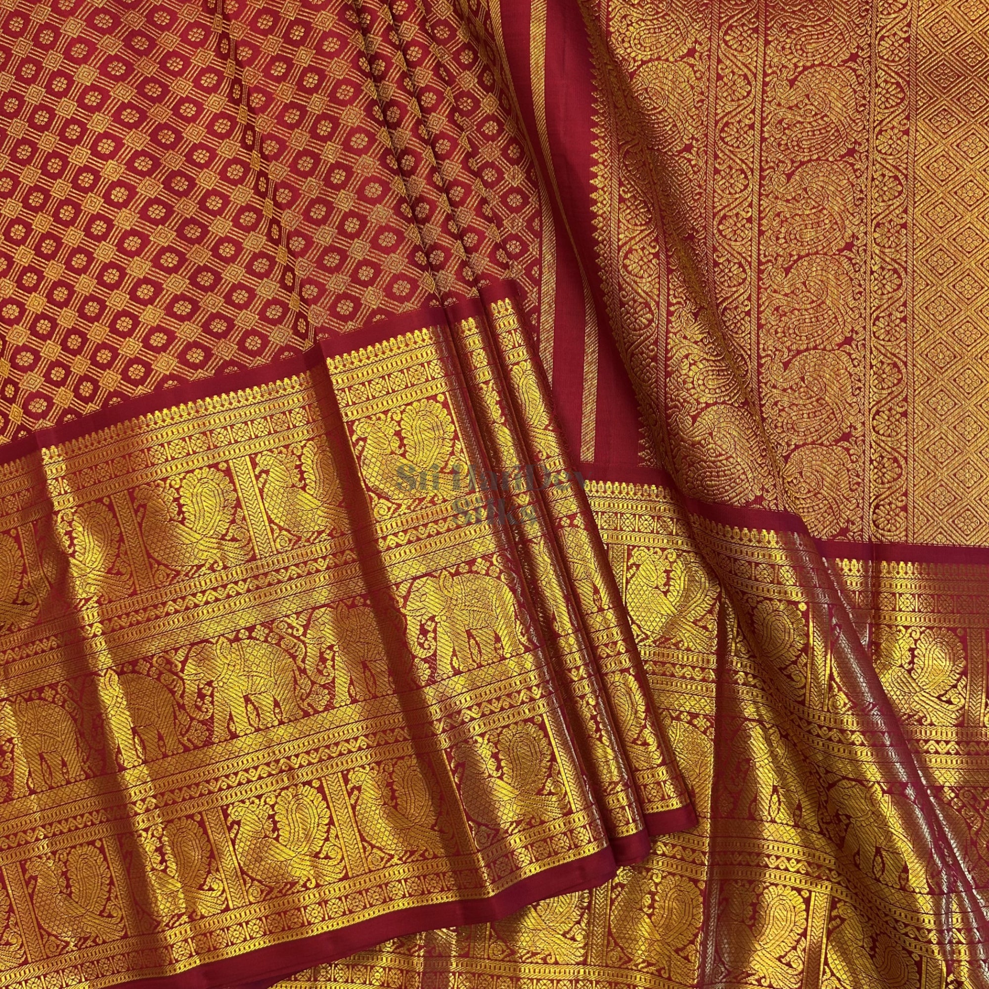 SHS9567 Kanchipuram Pure Handloom Silk Sari