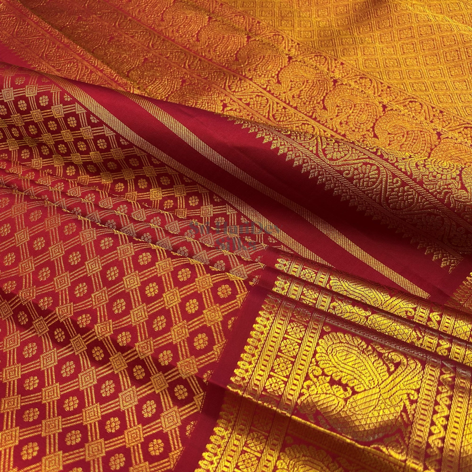 SHS9567 Kanchipuram Pure Handloom Silk Sari