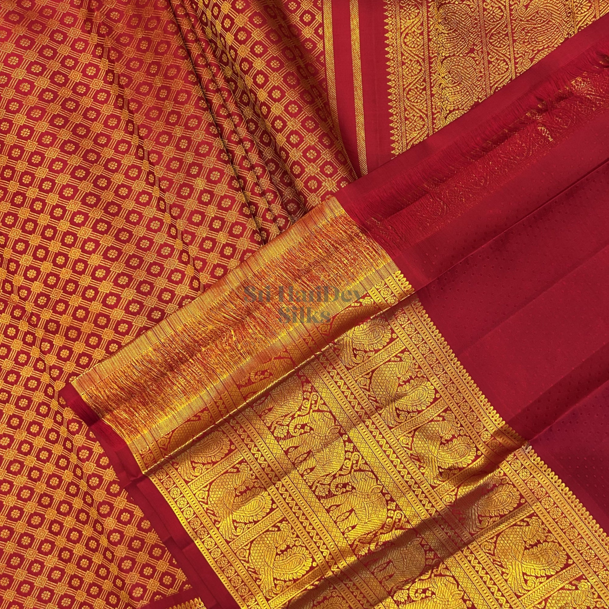 SHS9567 Kanchipuram Pure Handloom Silk Sari