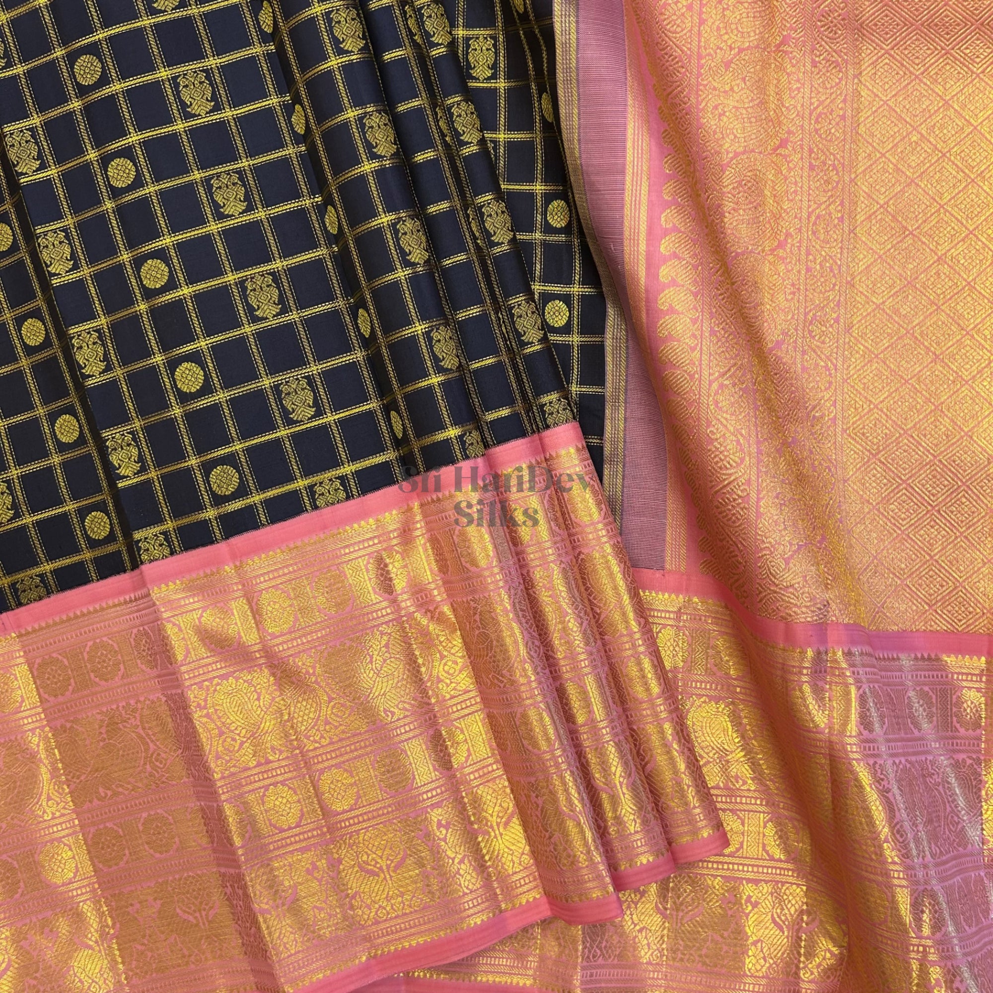 SHS9568 Kanchipuram Pure Handloom Silk Sari