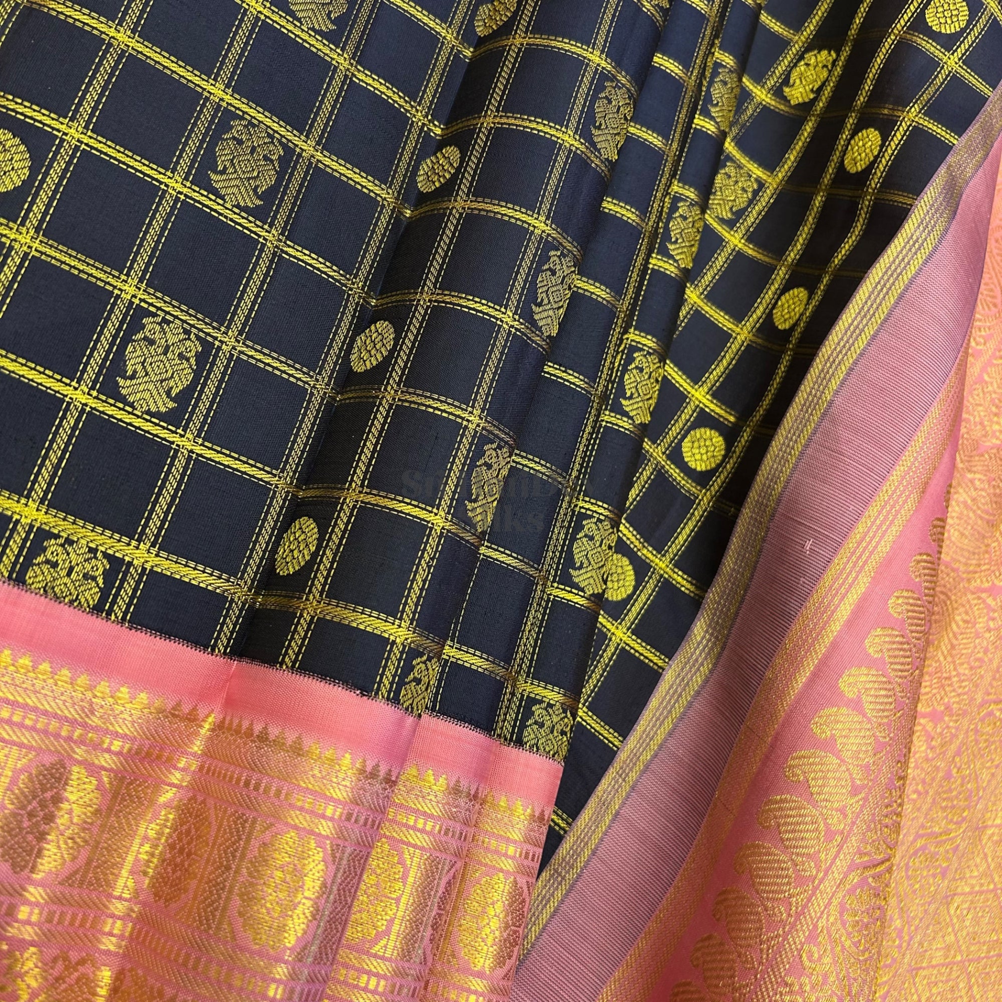 SHS9568 Kanchipuram Pure Handloom Silk Sari