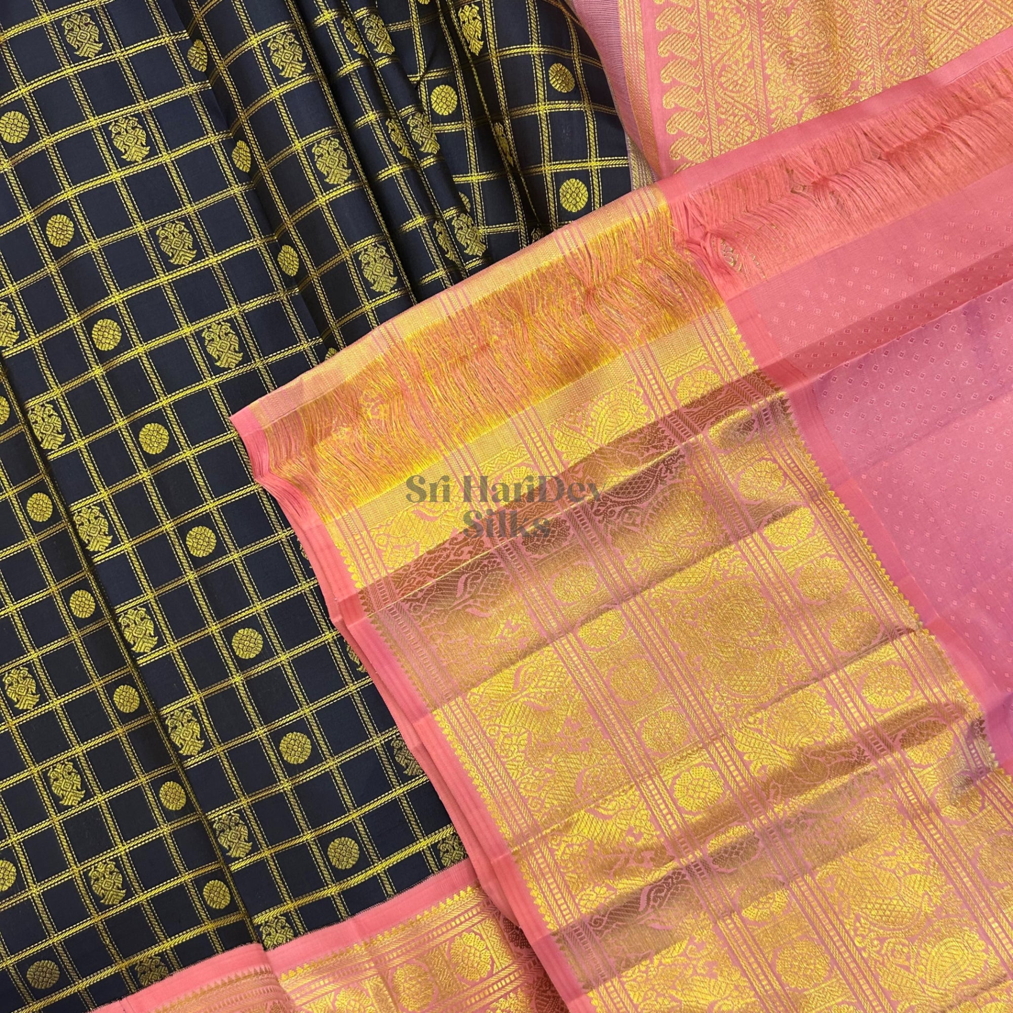 SHS9568 Kanchipuram Pure Handloom Silk Sari