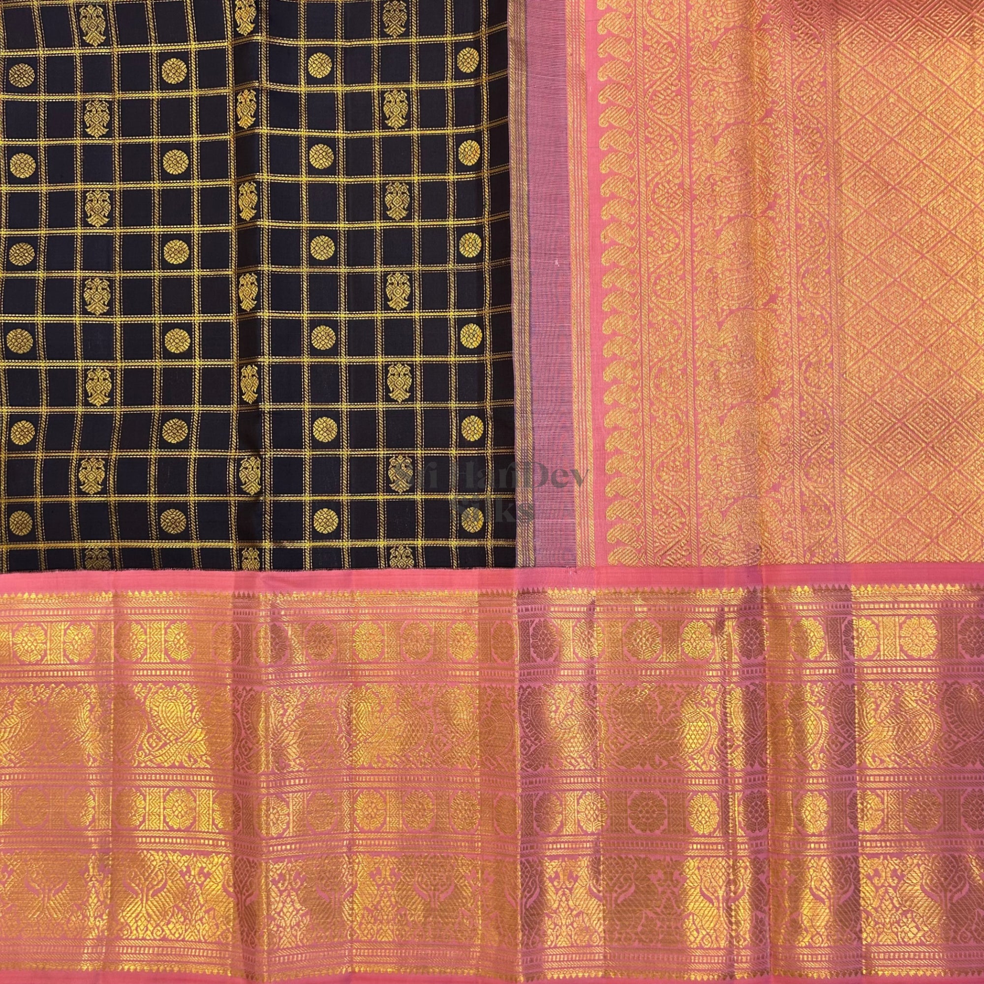 SHS9568 Kanchipuram Pure Handloom Silk Sari