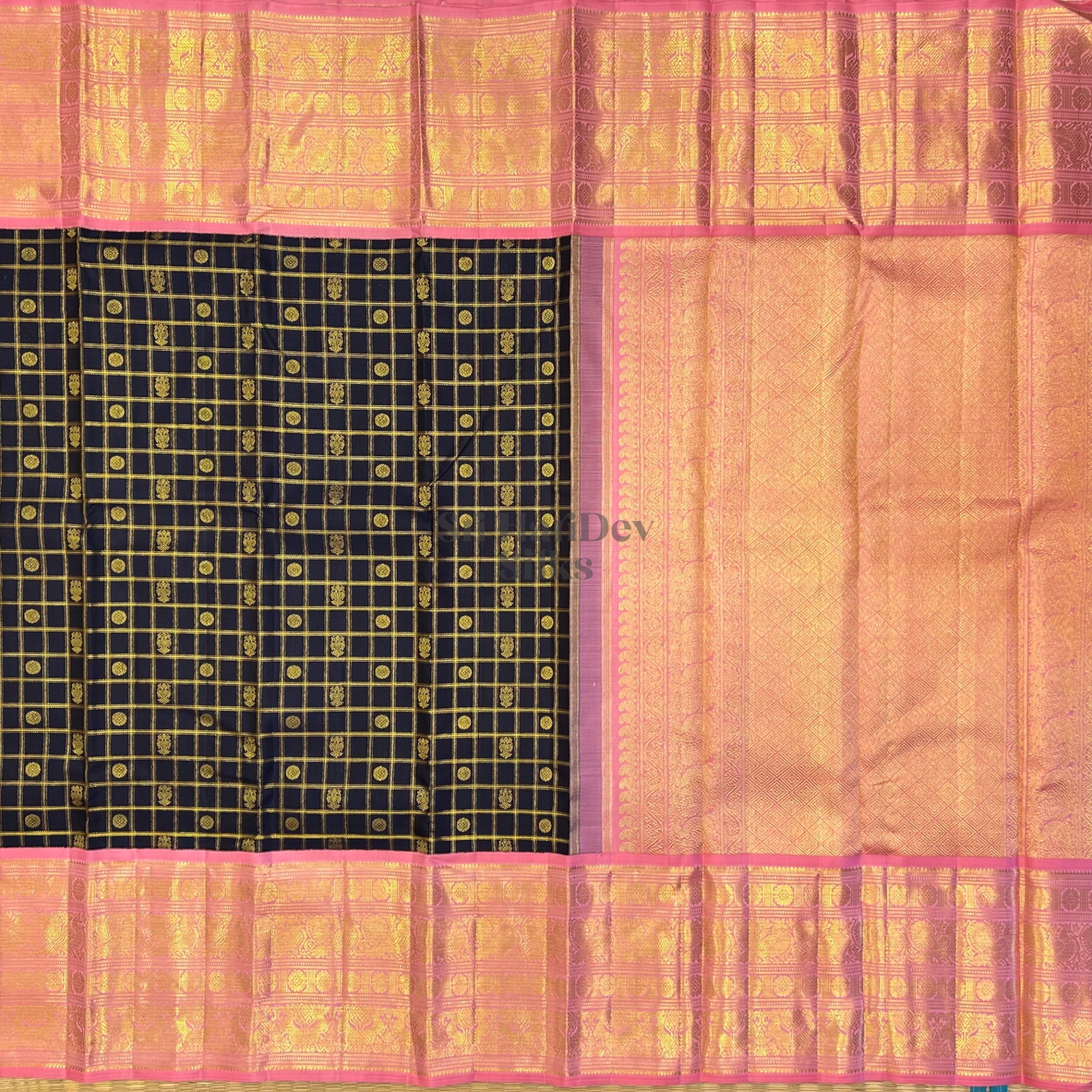 SHS9568 Kanchipuram Pure Handloom Silk Sari